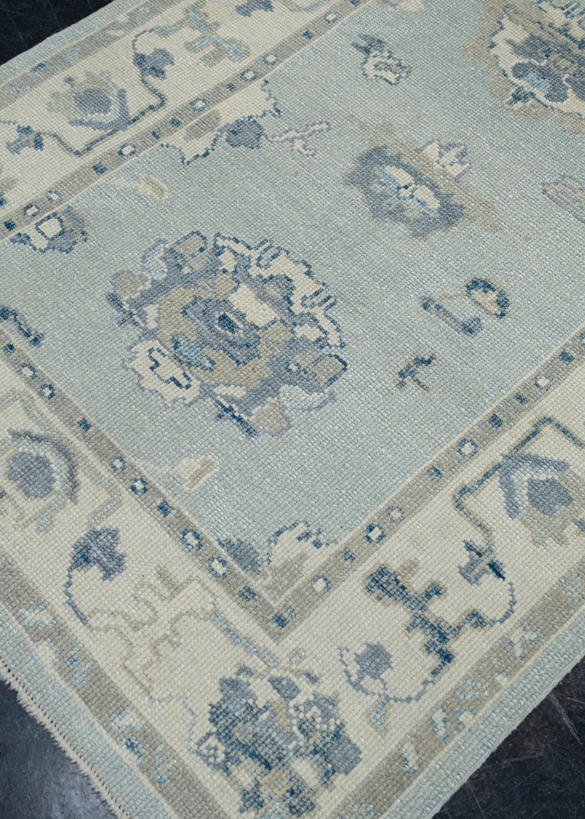 Turkish Oushak Rug 3'11" x 7'8" #7974