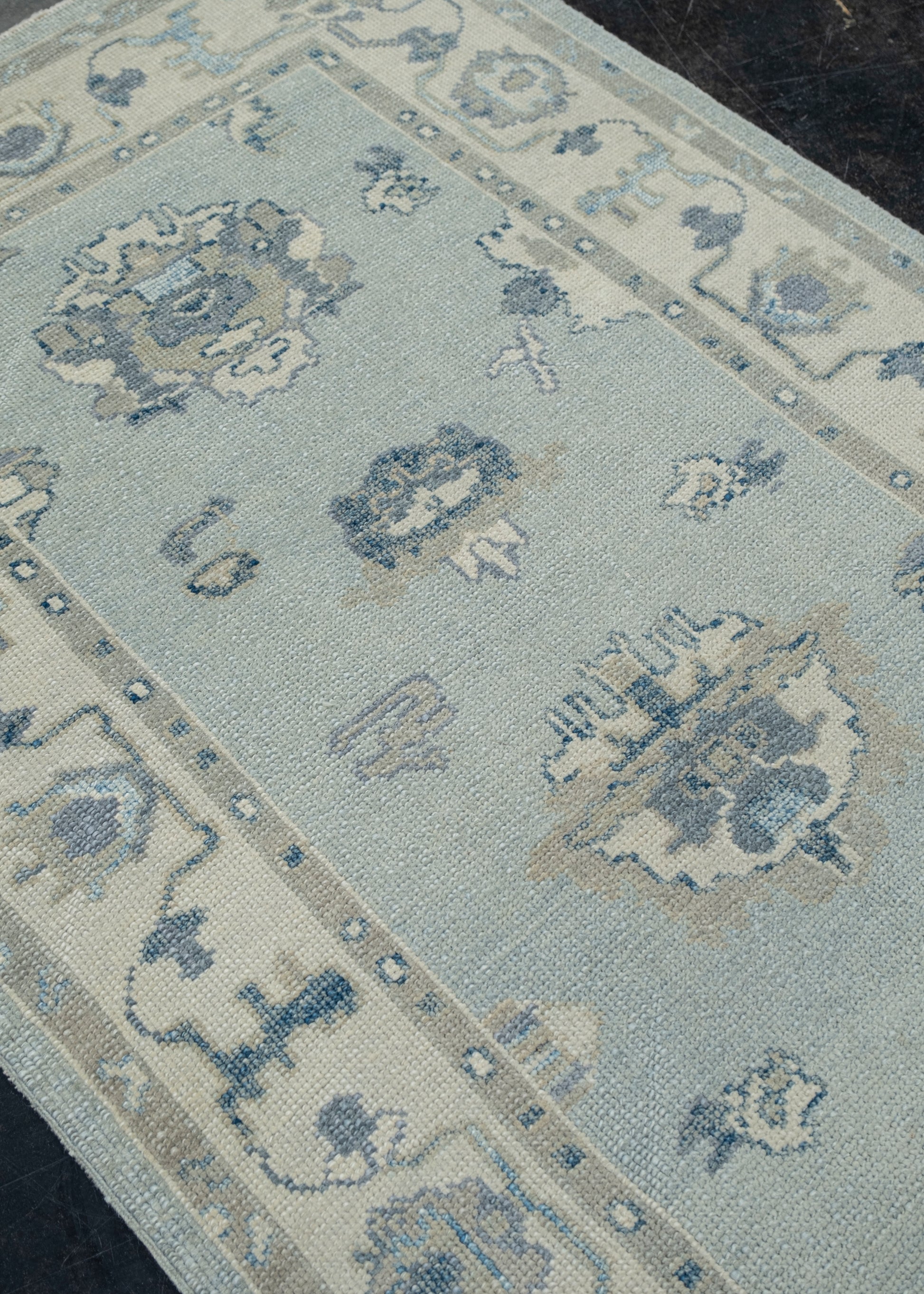 Turkish Oushak Rug 3'11" x 7'8" #7974
