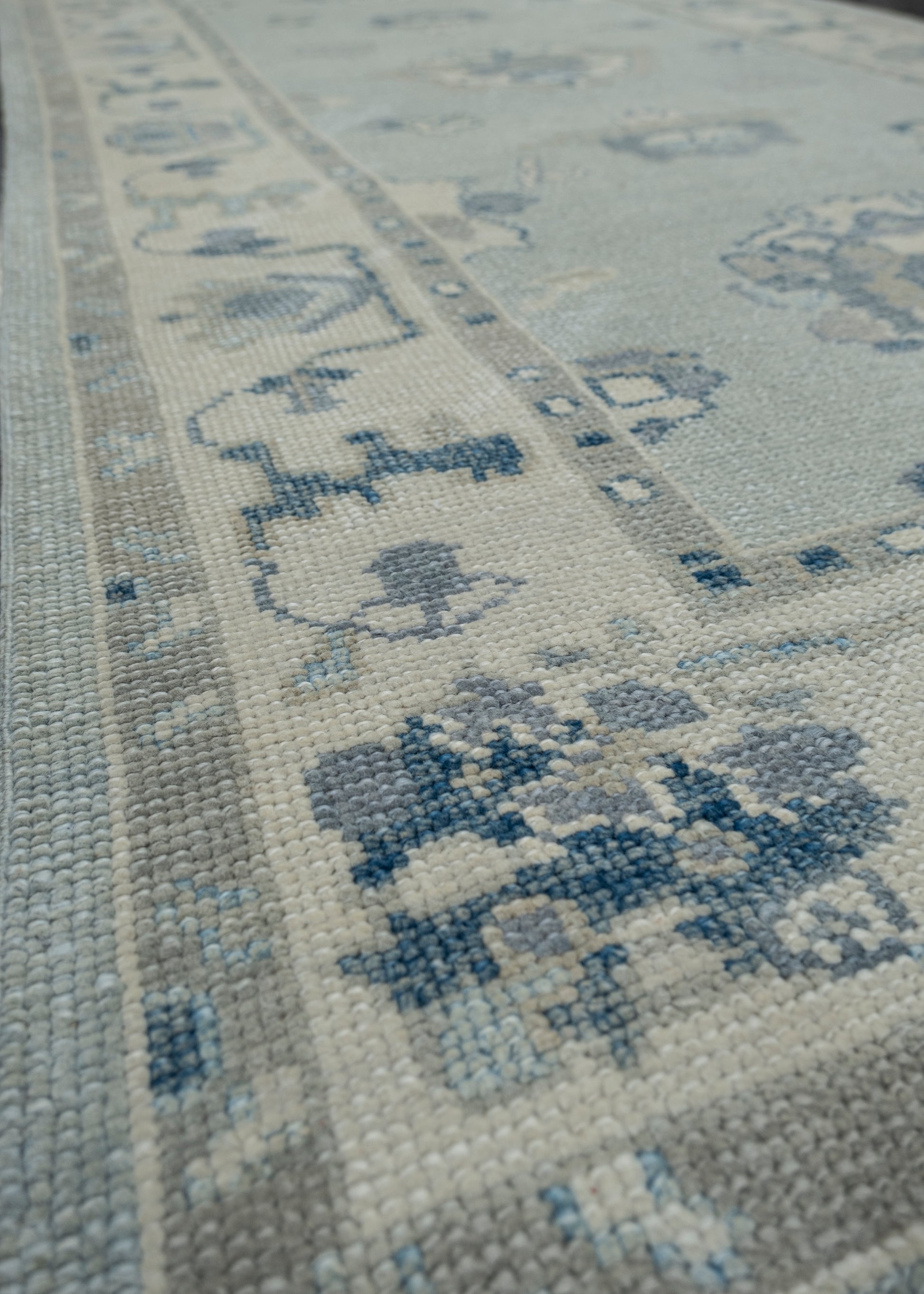 Turkish Oushak Rug 3'11" x 7'8" #7974