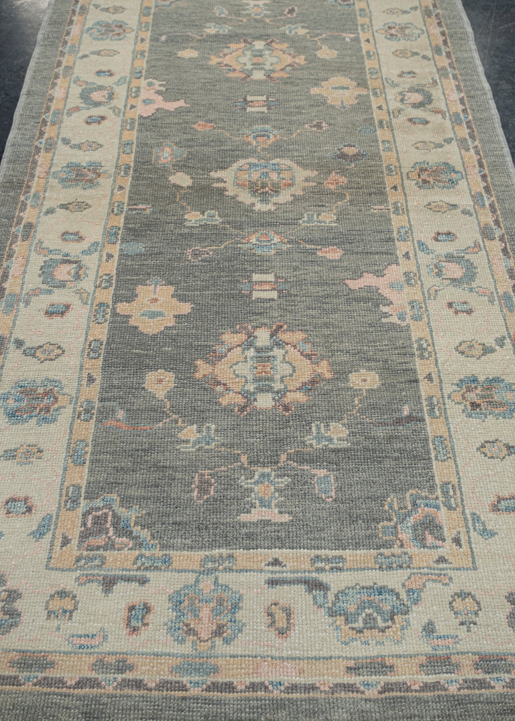 Turkish Oushak Rug 4' x 8' #2339