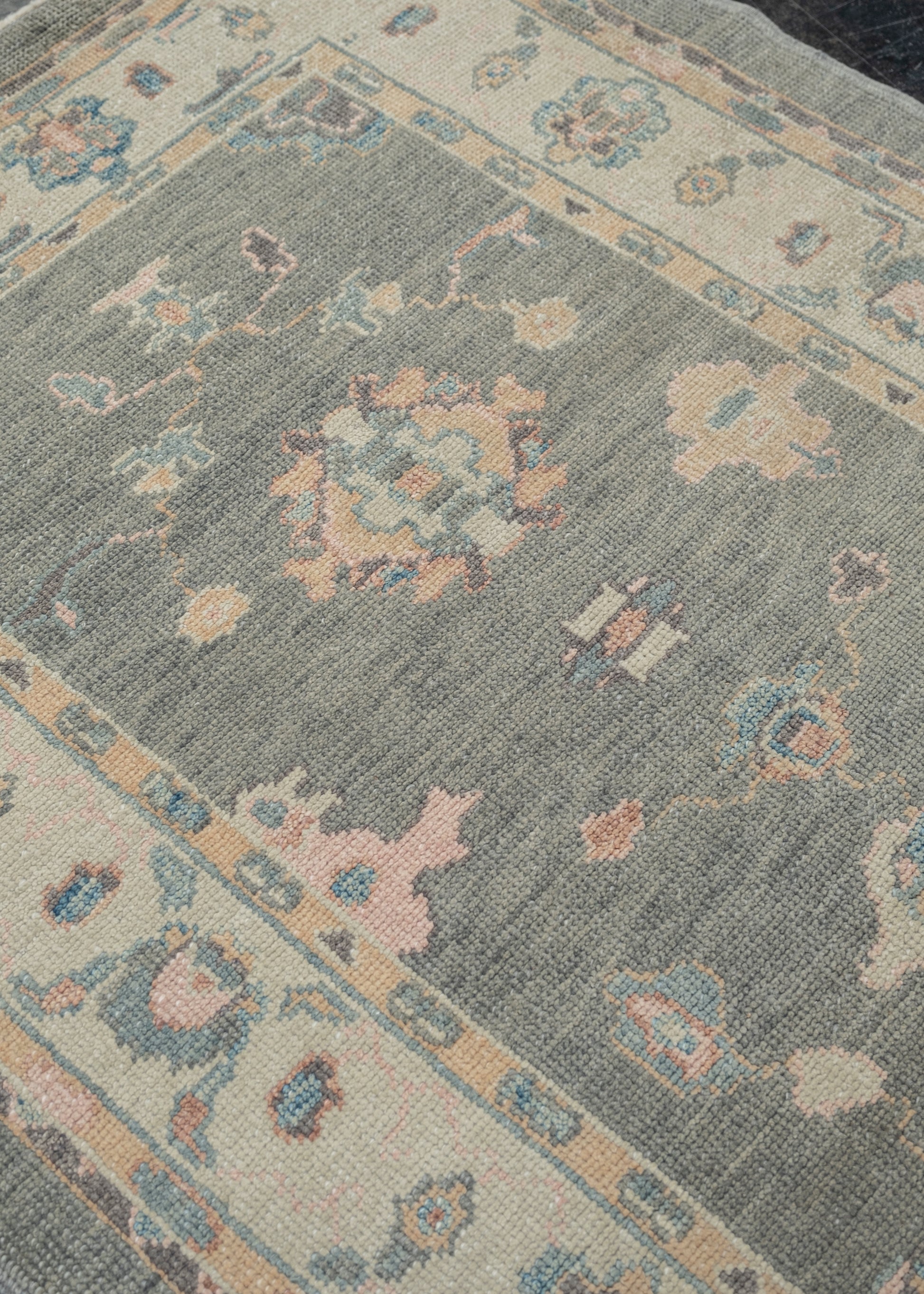 Turkish Oushak Rug 4' x 8' #2339
