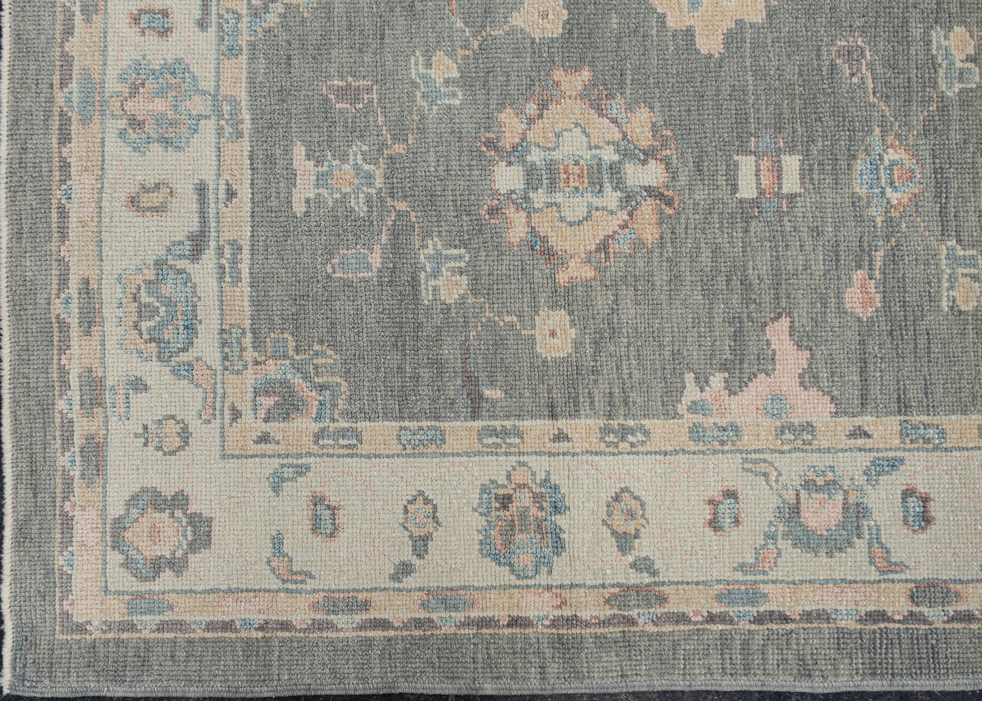 Turkish Oushak Rug 4' x 8' #2339