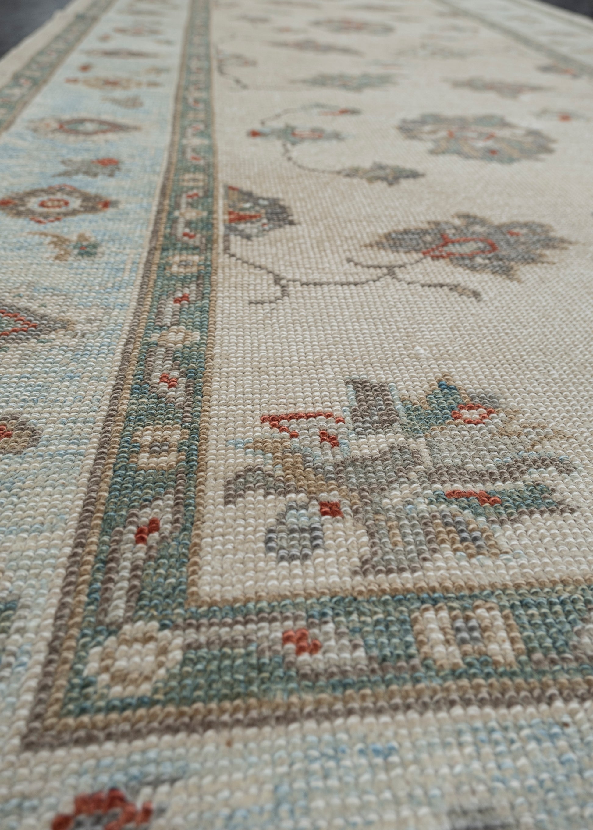 Turkish Oushak Rug 4'6" x 9'3" #2378