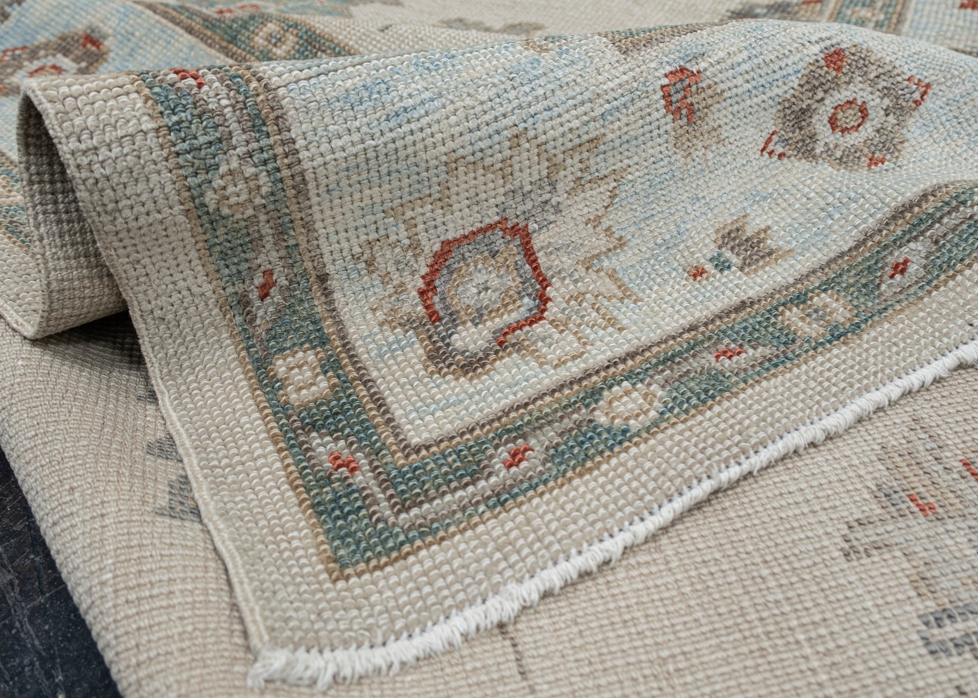 Turkish Oushak Rug 4'6" x 9'3" #2378