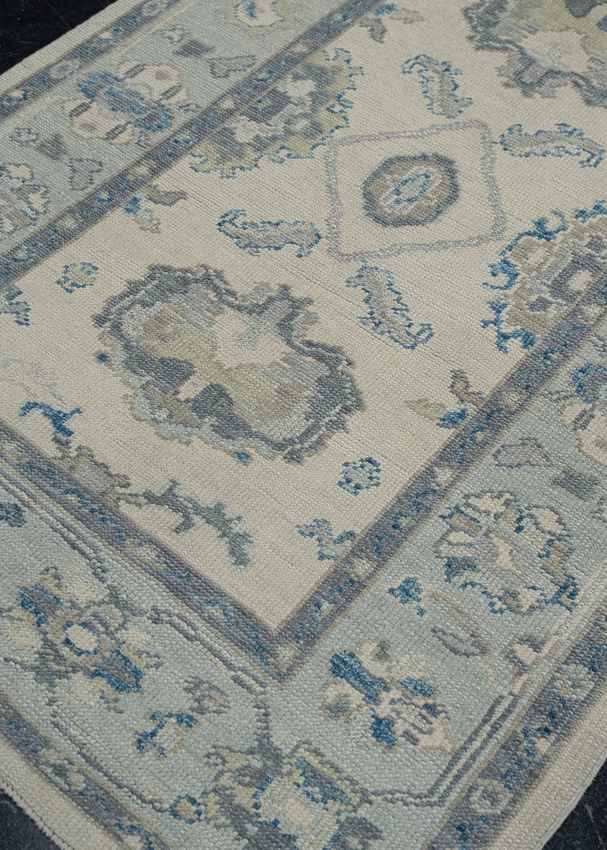 Turkish Oushak Rug 3'10" x 9'5" #7547