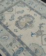 Turkish Oushak Rug 3'10" x 9'5" #7547