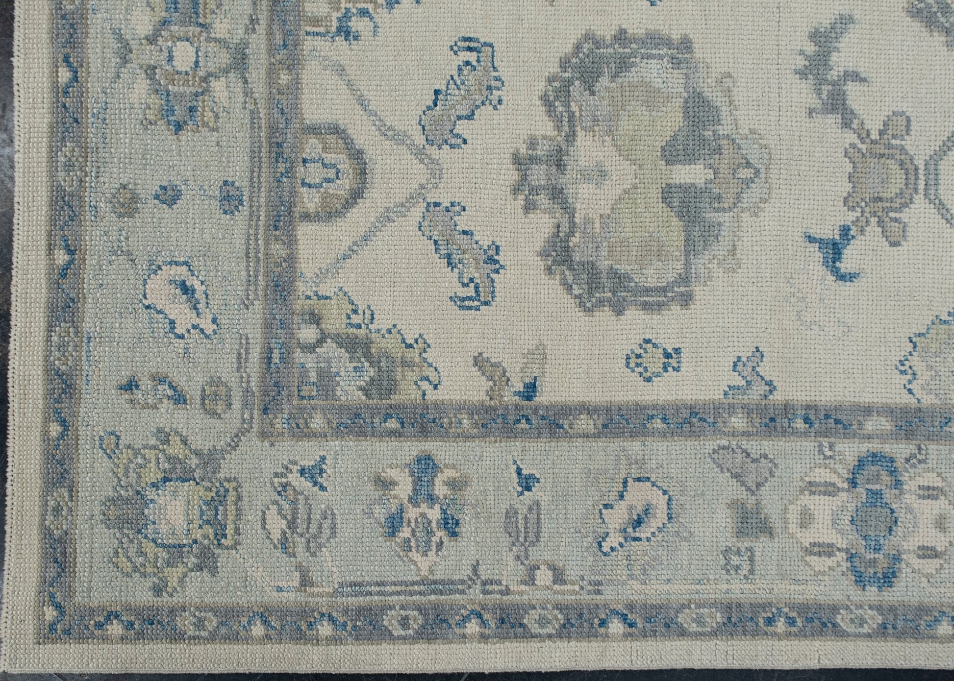 Turkish Oushak Rug 3'10" x 9'5" #7547