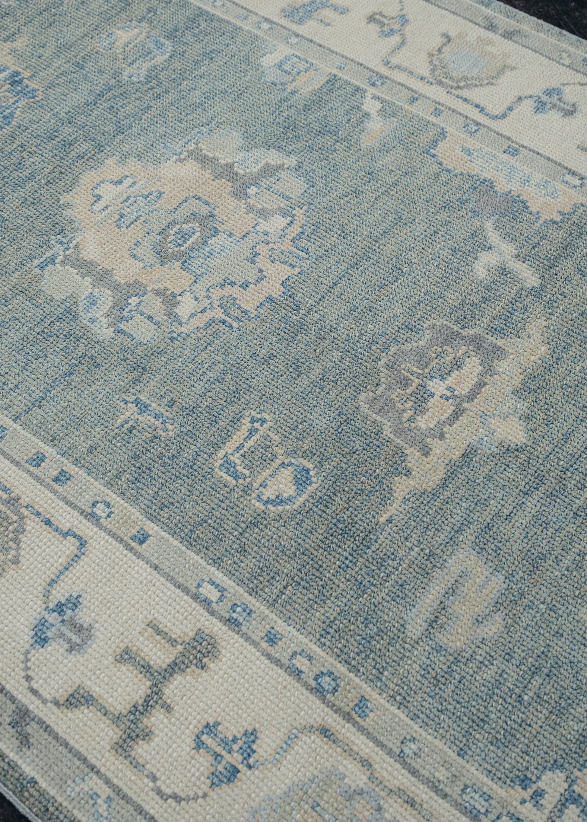 Turkish Oushak Rug 4'1" x 10'3" #11962