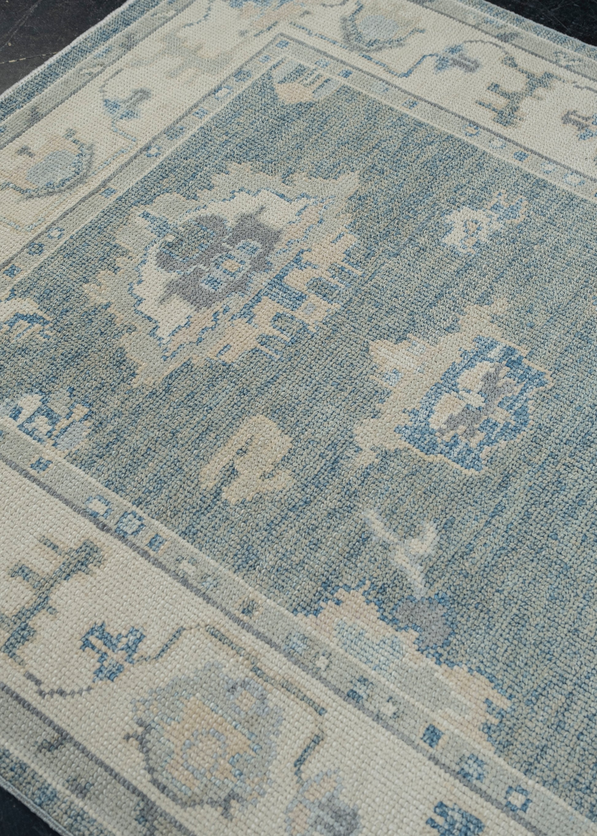 Turkish Oushak Rug 4'1" x 10'3" #11962