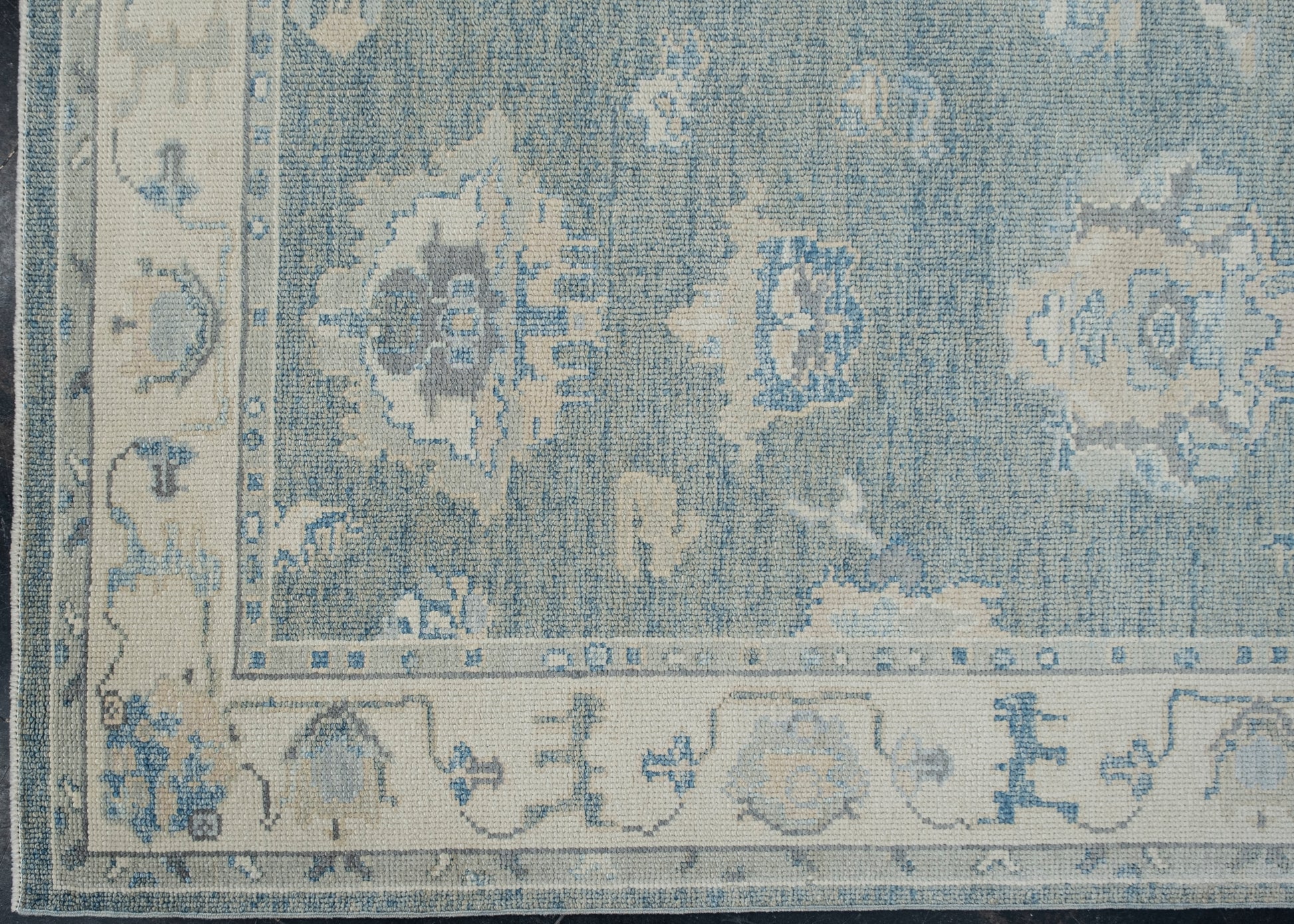 Turkish Oushak Rug 4'1" x 10'3" #11962