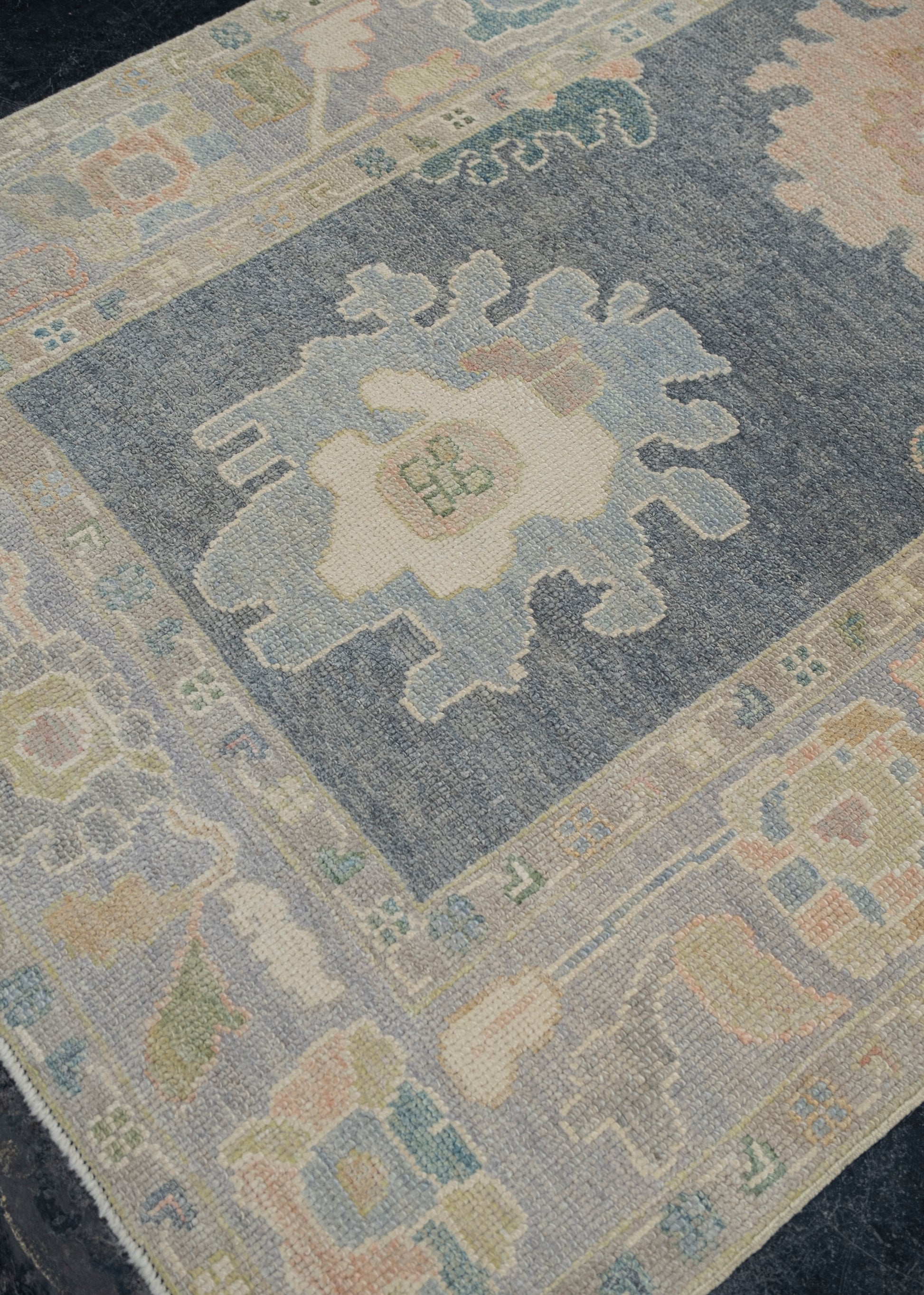 Turkish Oushak Rug 3'10" x 11'5" #12084