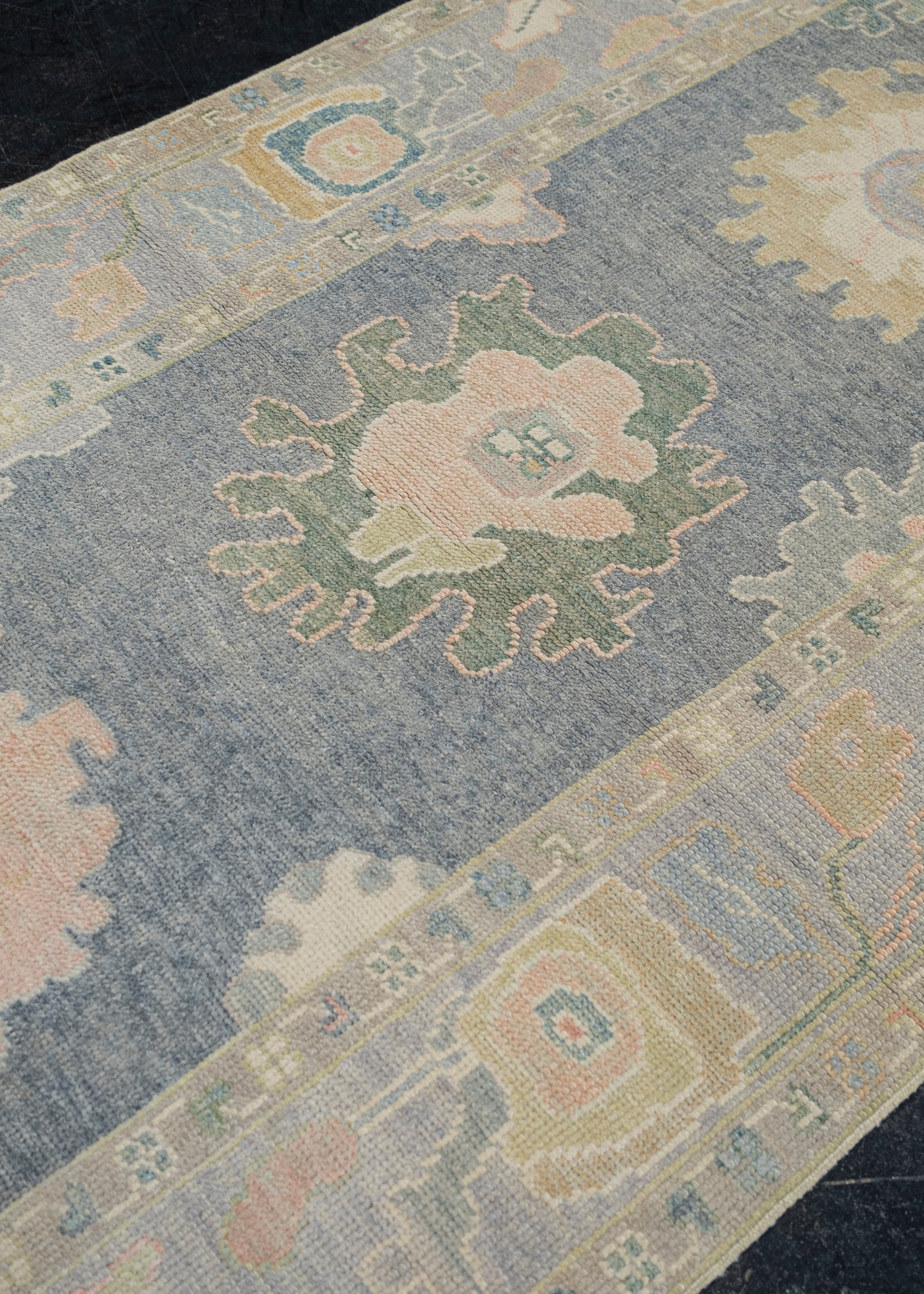 Turkish Oushak Rug 3'10" x 11'5" #12084