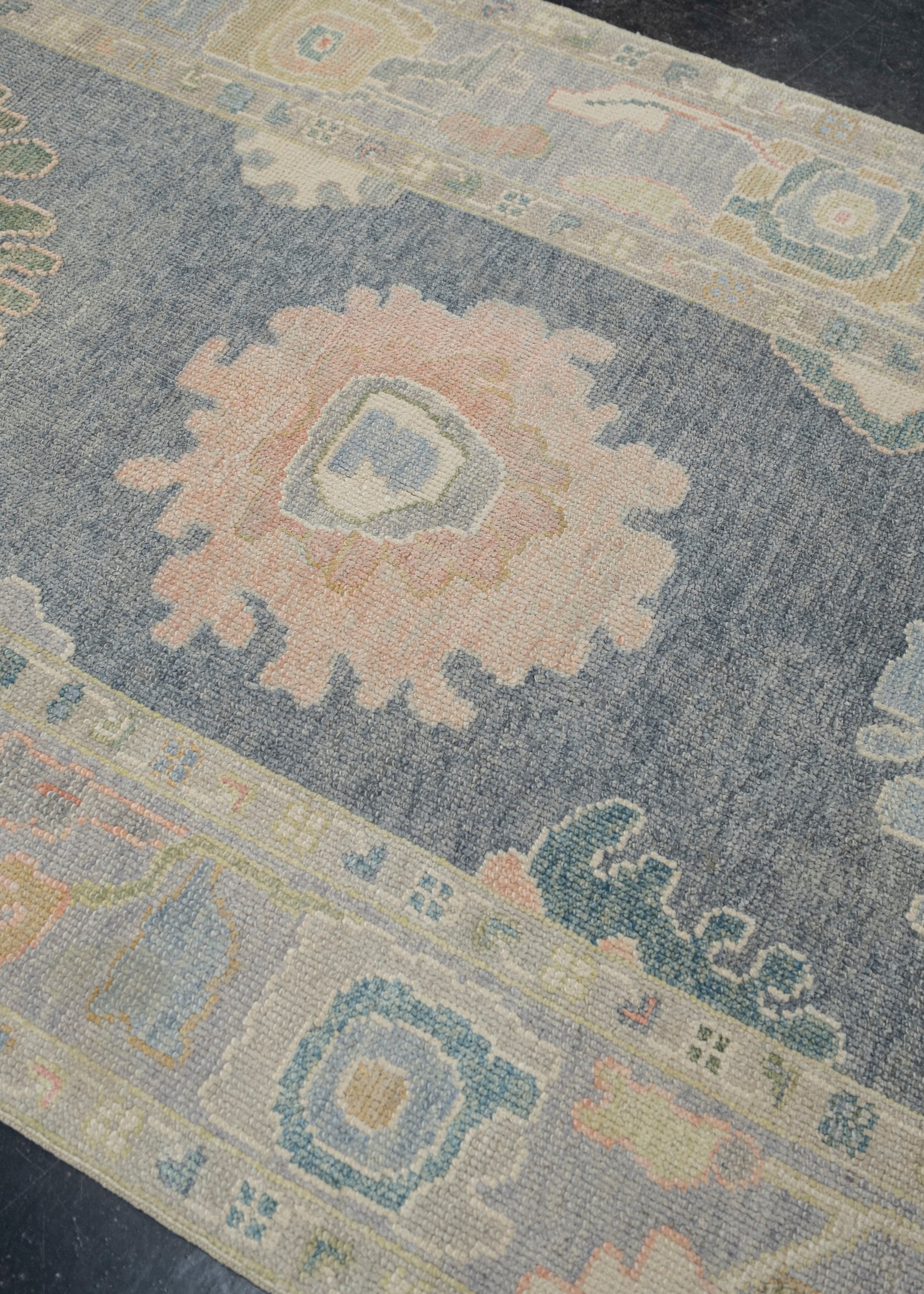 Turkish Oushak Rug 3'10" x 11'5" #12084
