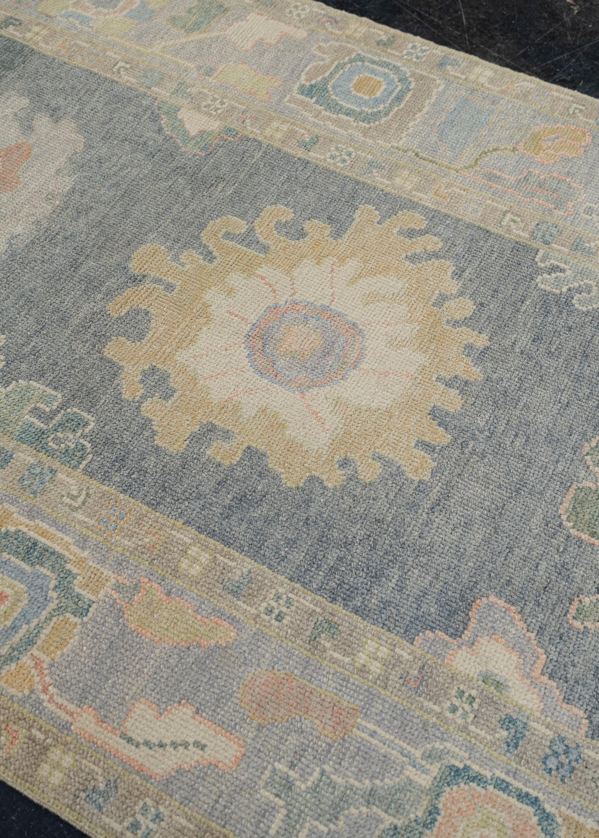 Turkish Oushak Rug 3'10" x 11'5" #12084