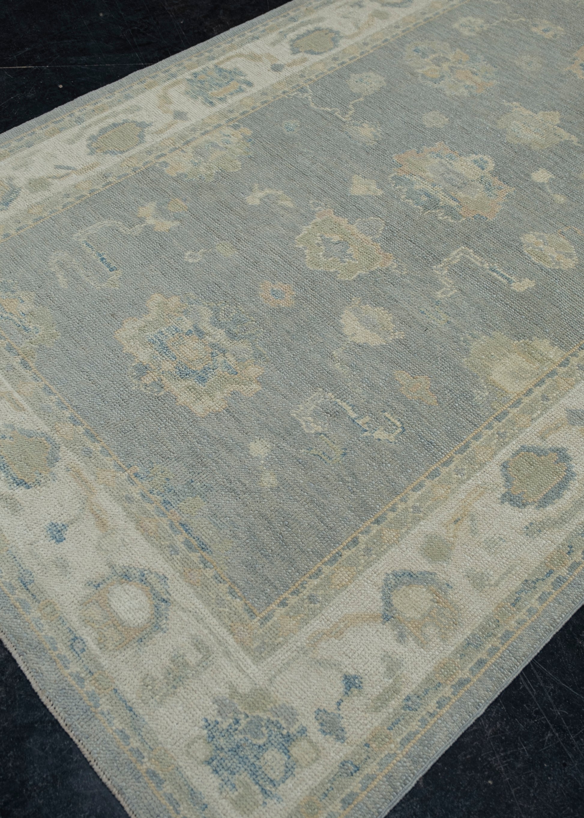 Turkish Oushak Rug 4'11" x 9'11" #11892