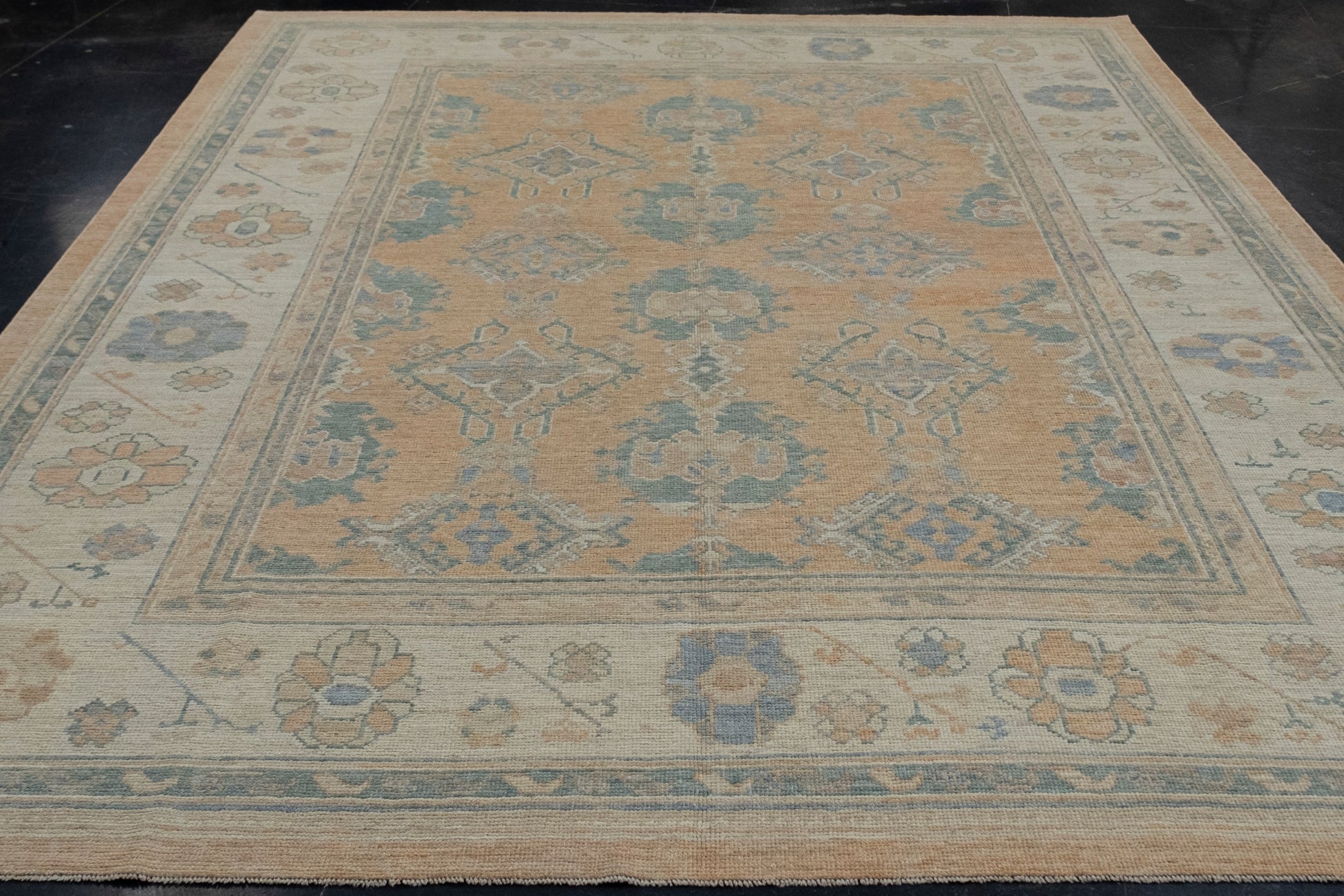 Turkish Oushak Rug 8'9" x 12'3" #16096