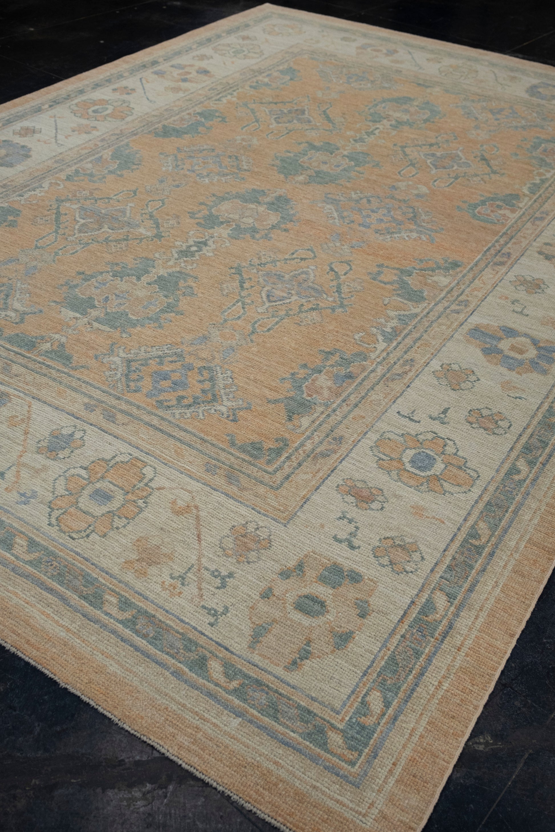 Turkish Oushak Rug 8'9" x 12'3" #16096