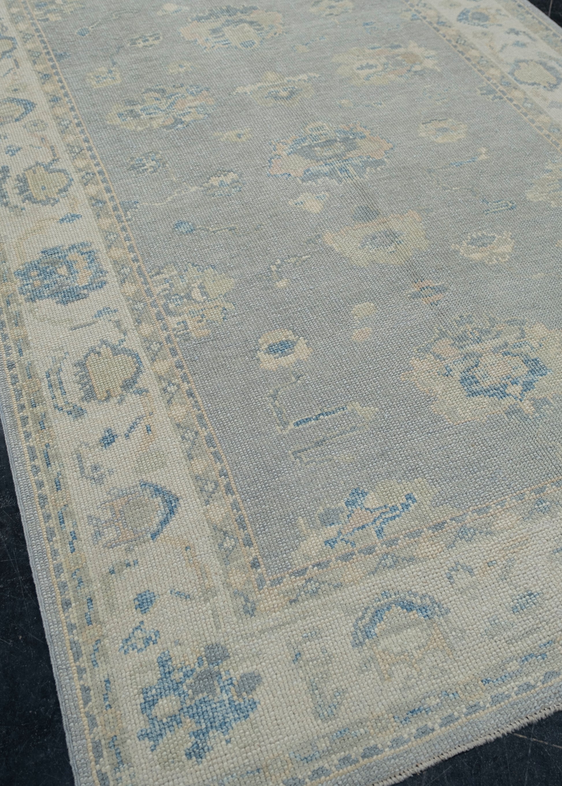 Turkish Oushak Rug 5'1" x 9'10" #11901