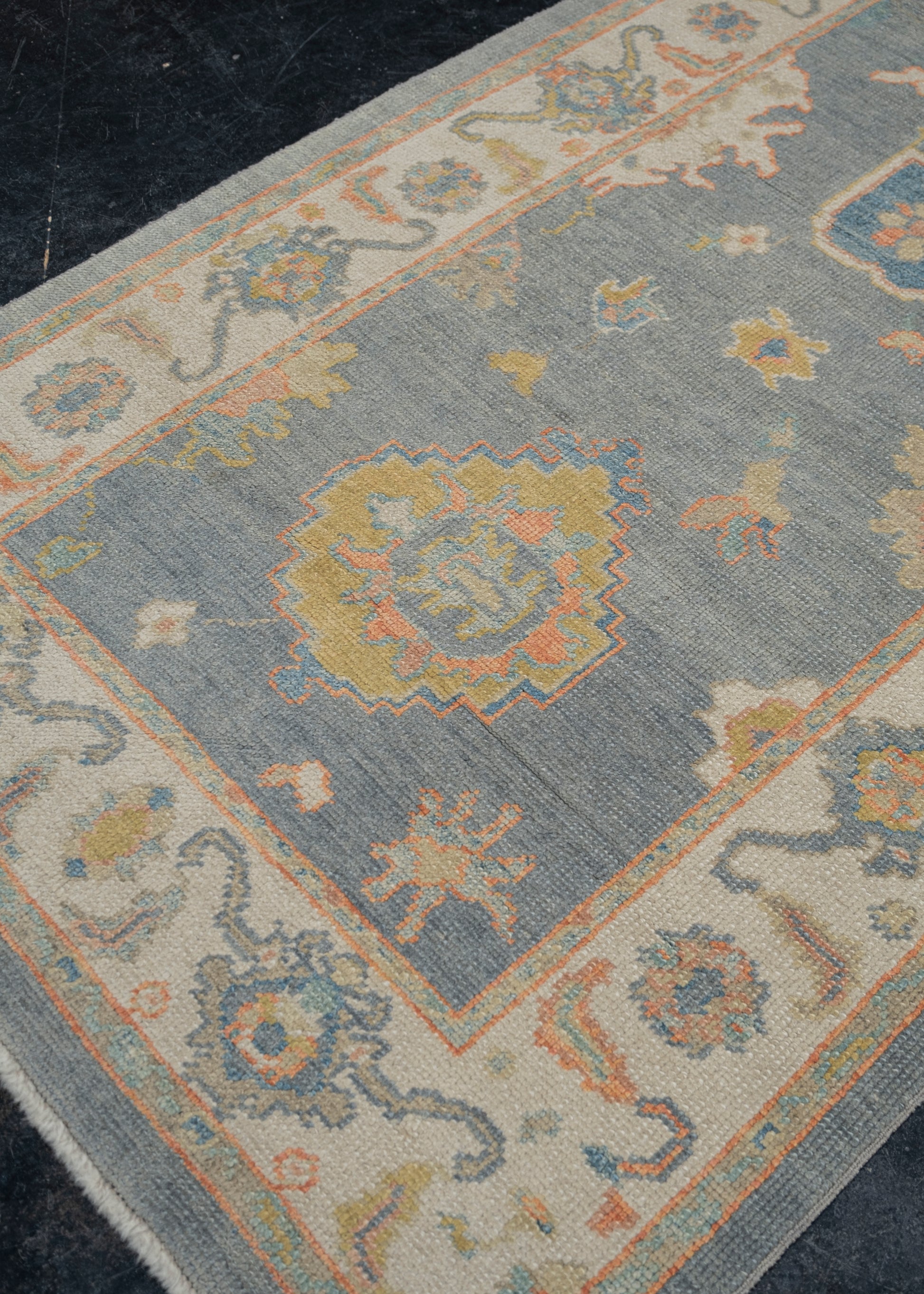 Turkish Oushak Rug 3'9" x 11'7" #HS-2013