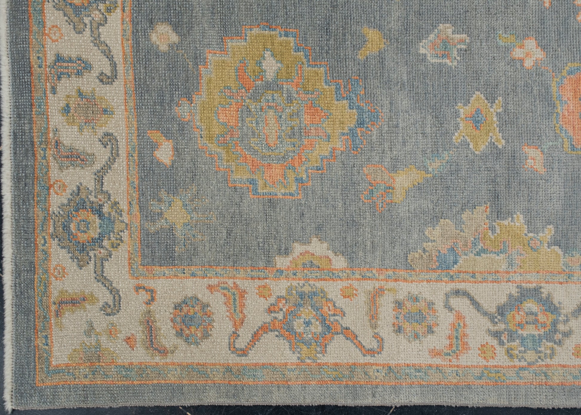Turkish Oushak Rug 3'9" x 11'7" #HS-2013