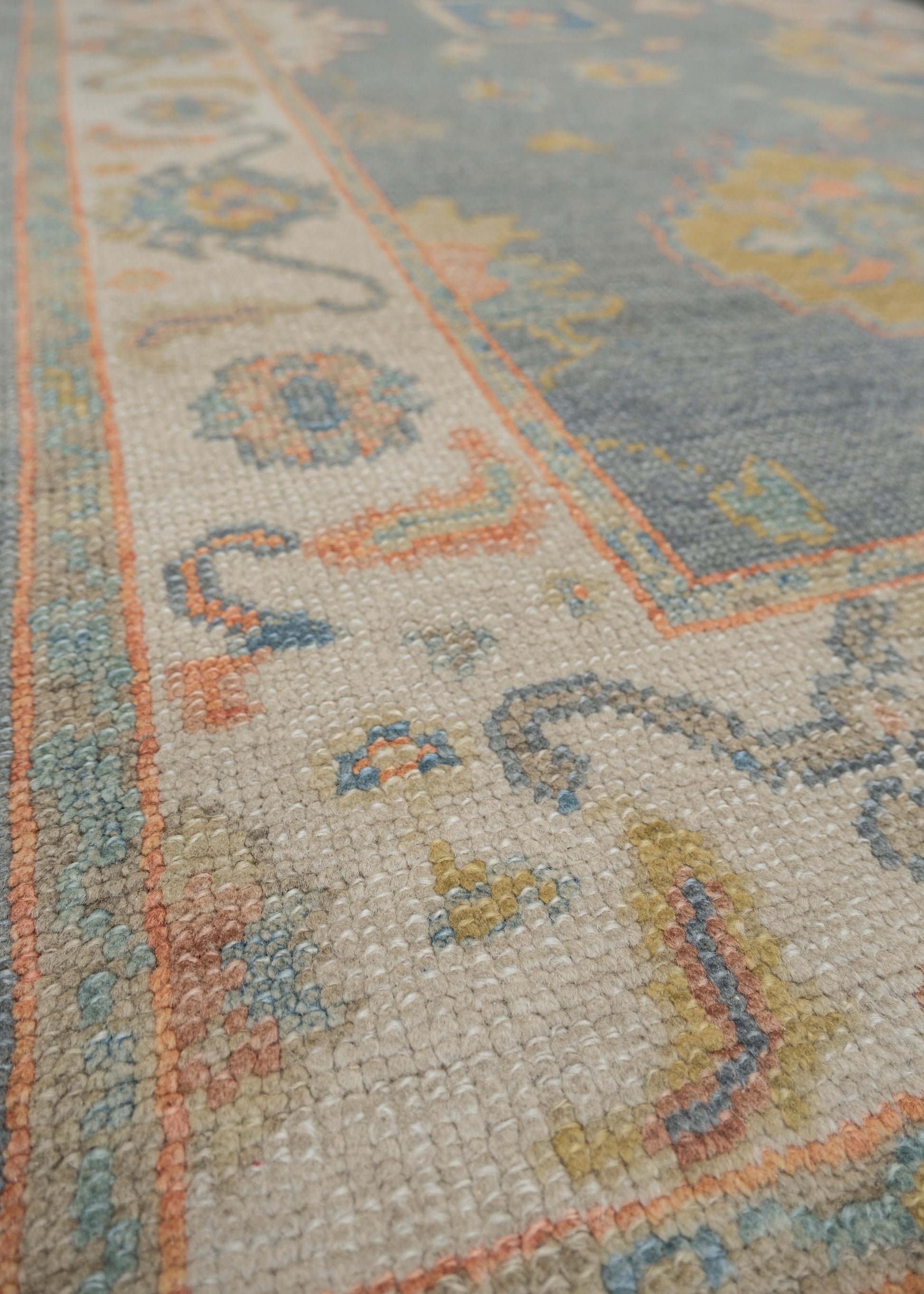 Turkish Oushak Rug 3'9" x 11'7" #HS-2013