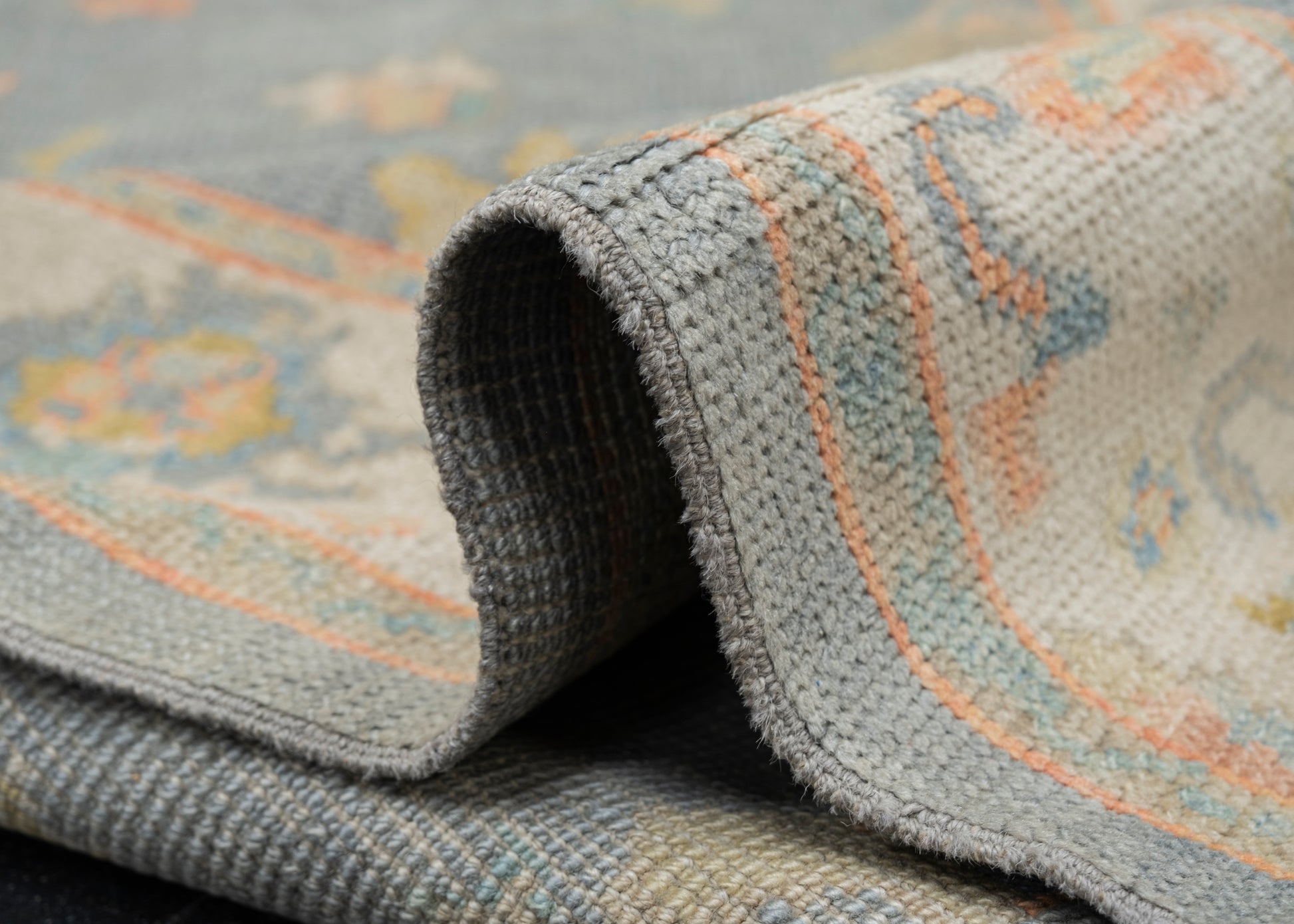 Turkish Oushak Rug 3'9" x 11'7" #HS-2013