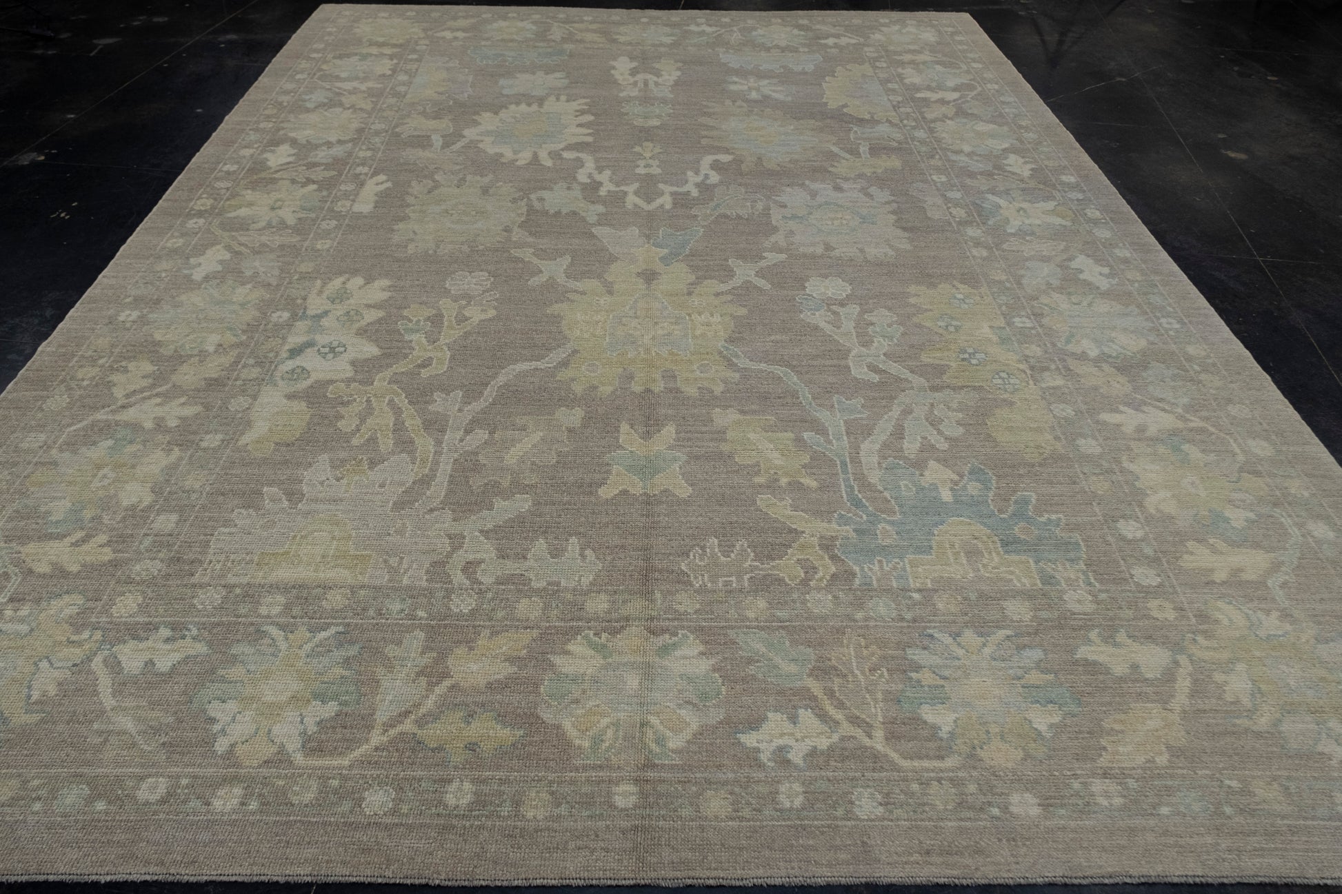 Turkish Oushak Rug 9'3" x 12'8" #16140