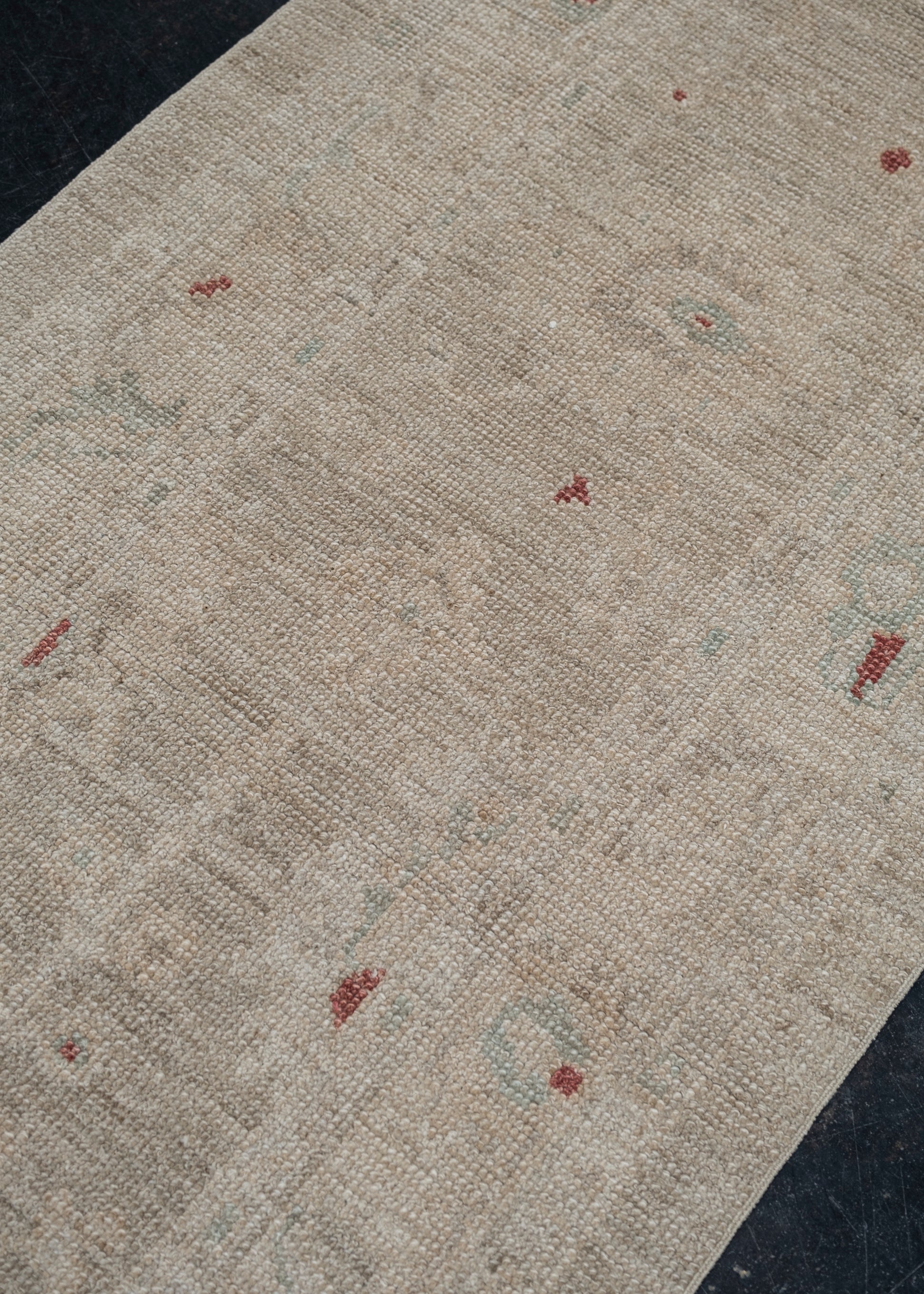Turkish Oushak Rug 2'8" x 12'6" #2276
