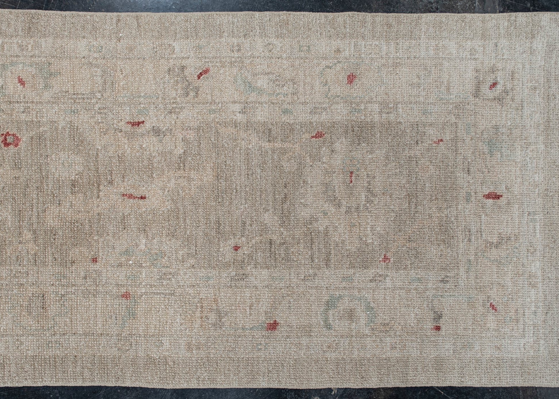Turkish Oushak Rug 2'8" x 12'6" #2276