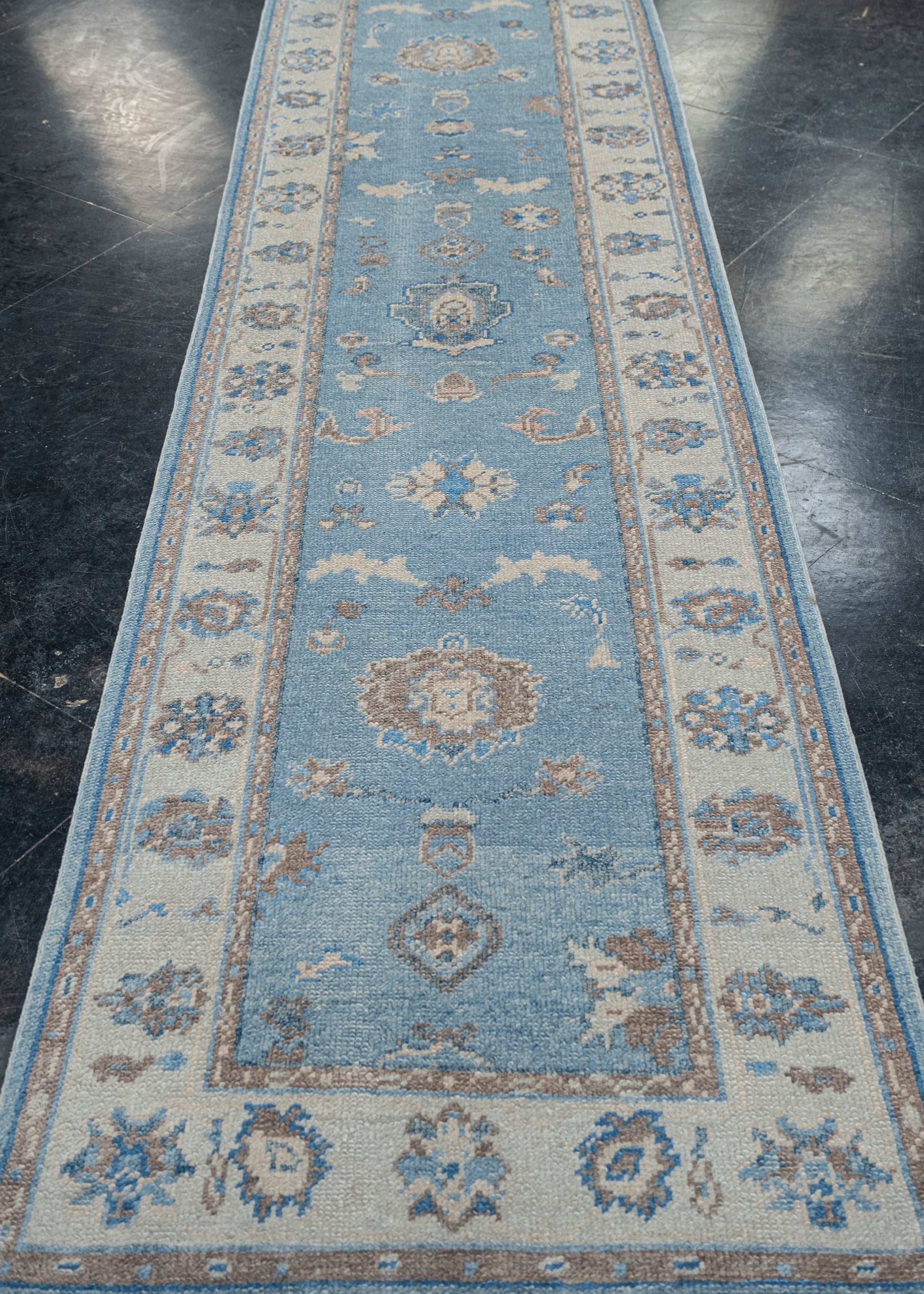 Turkish Oushak Rug 2'10" x 13'5" #2377