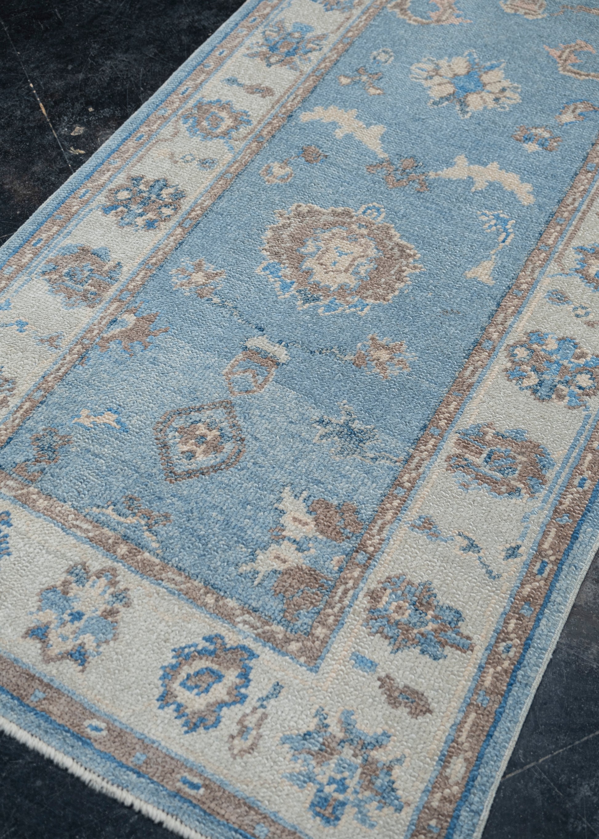 Turkish Oushak Rug 2'10" x 13'5" #2377
