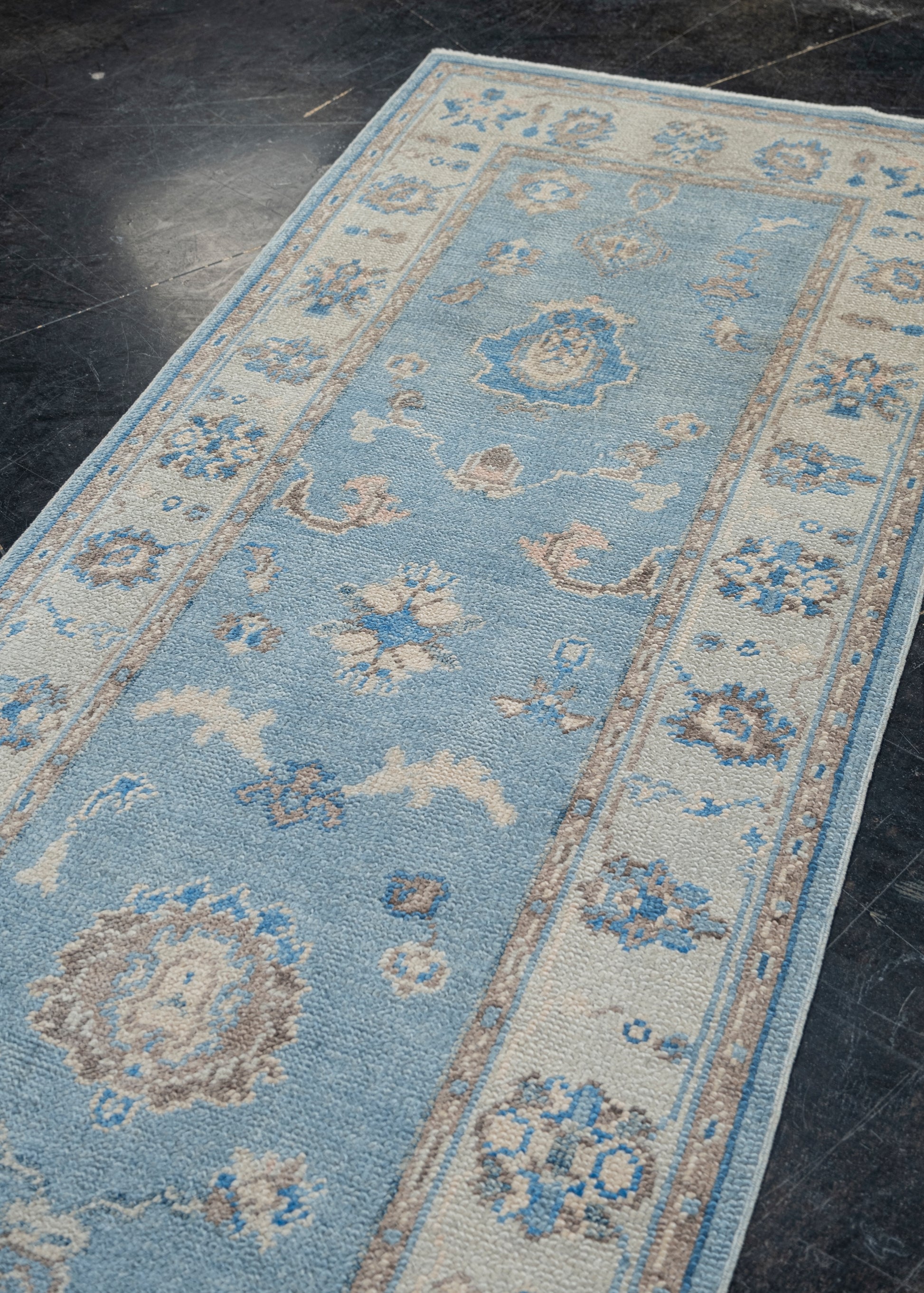 Turkish Oushak Rug 2'10" x 13'5" #2377