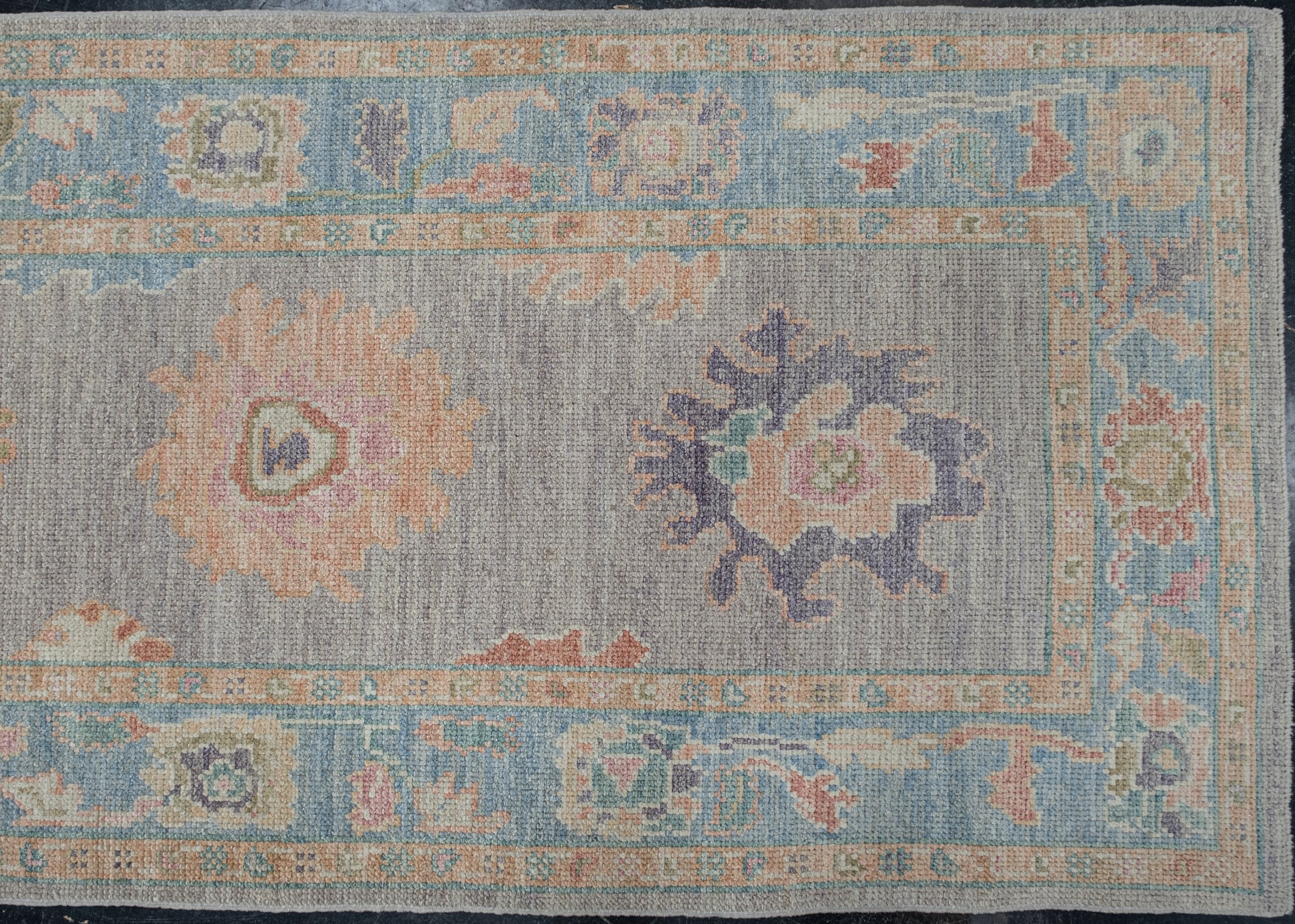 Turkish Oushak Rug 3'1" x 13'7" #2009