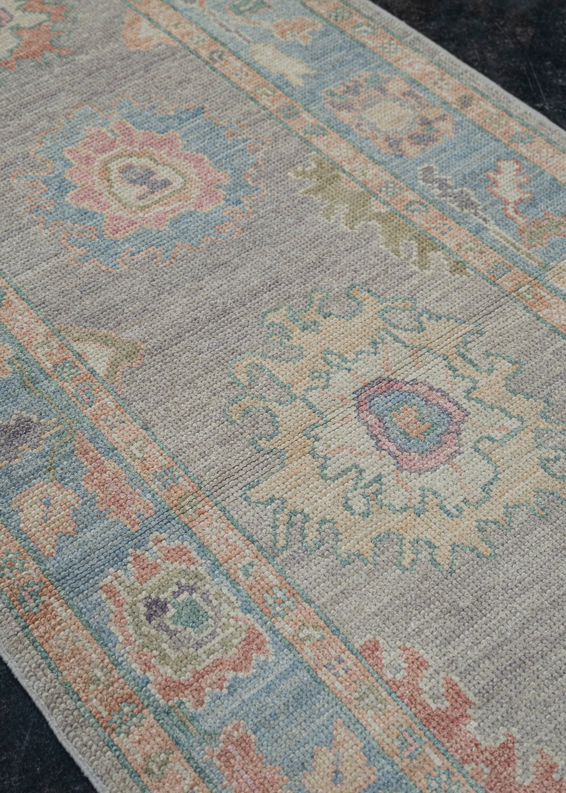 Turkish Oushak Rug 3'1" x 13'7" #2009