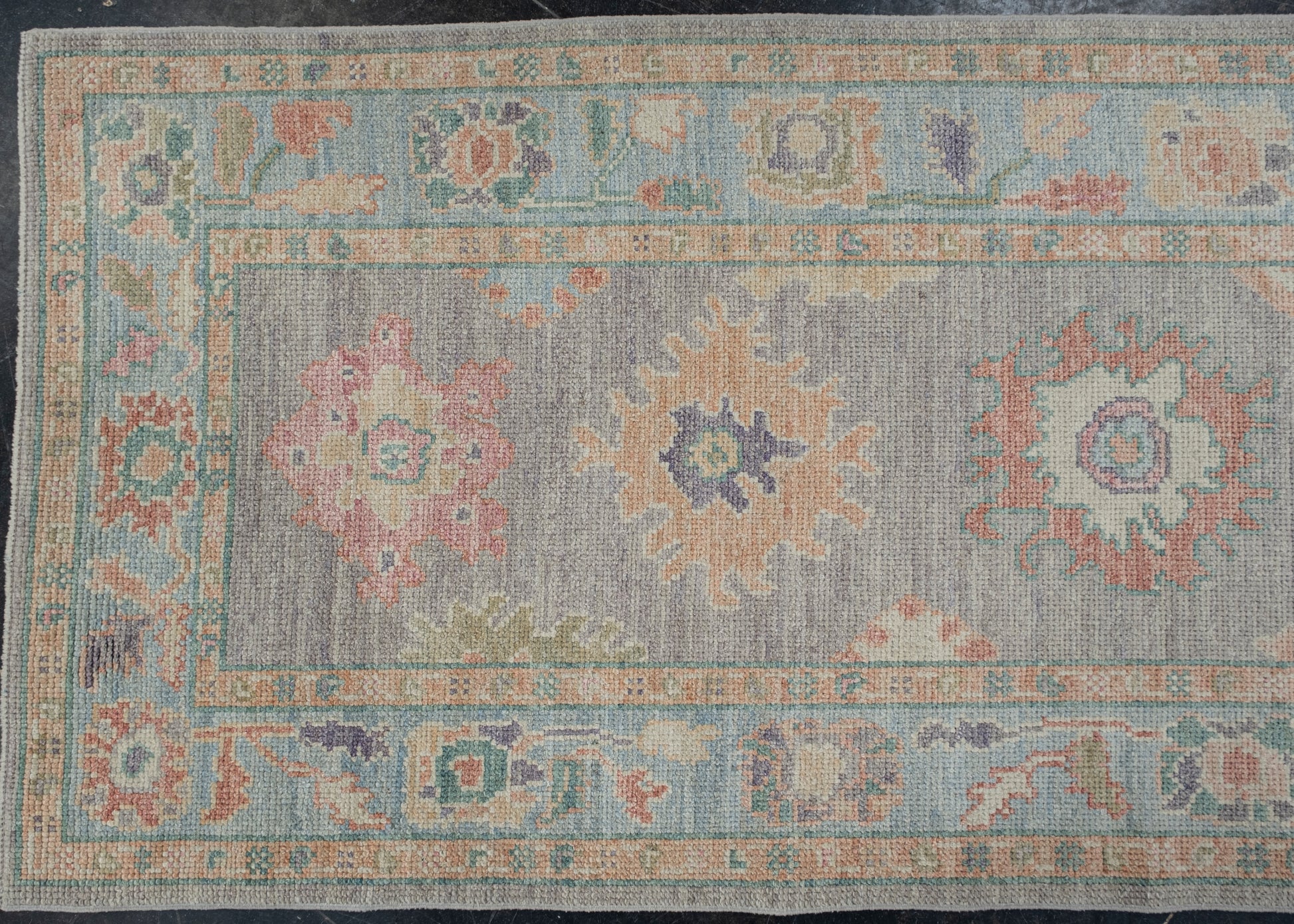 Turkish Oushak Rug 3'1" x 13'7" #2009