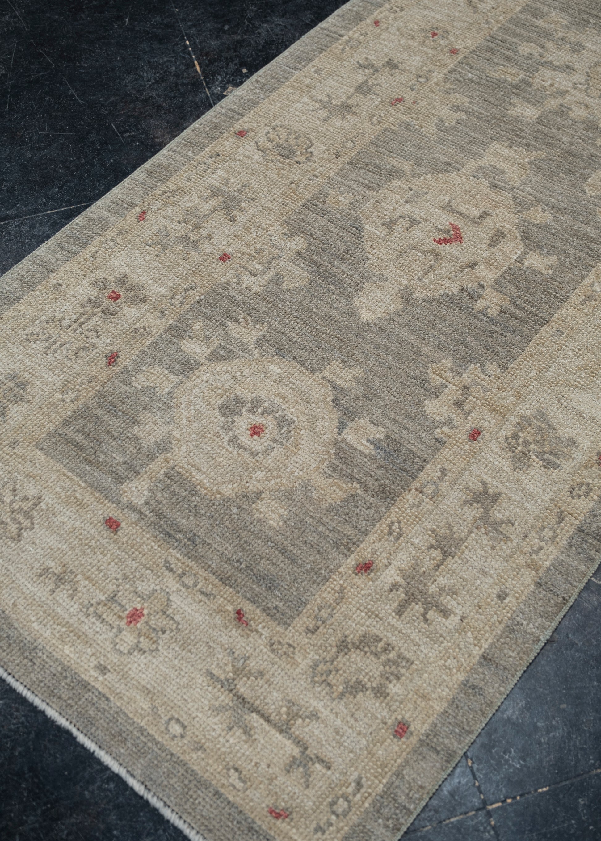 Turkish Oushak Rug 2'8" x 14' #2256