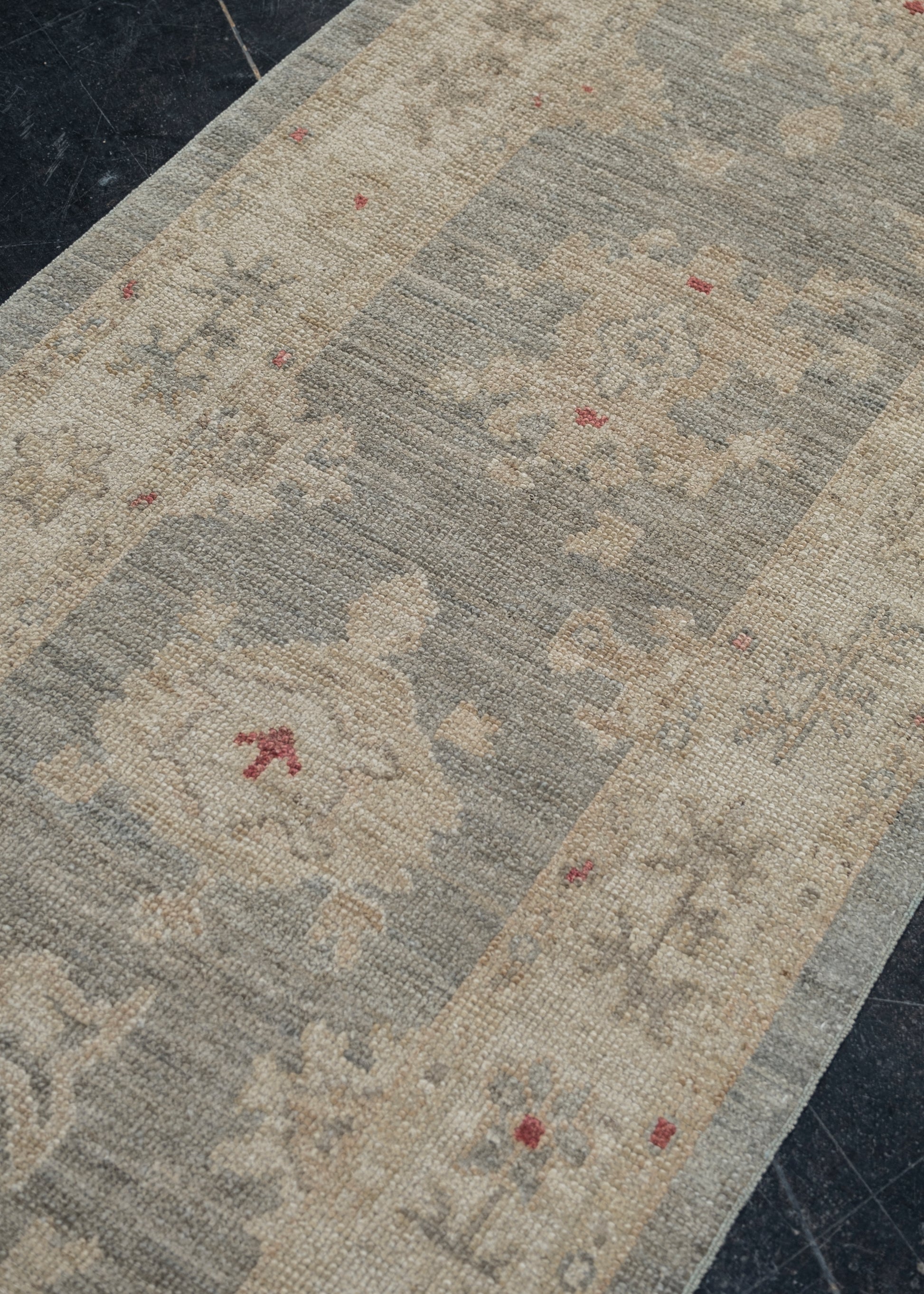 Turkish Oushak Rug 2'8" x 14' #2256