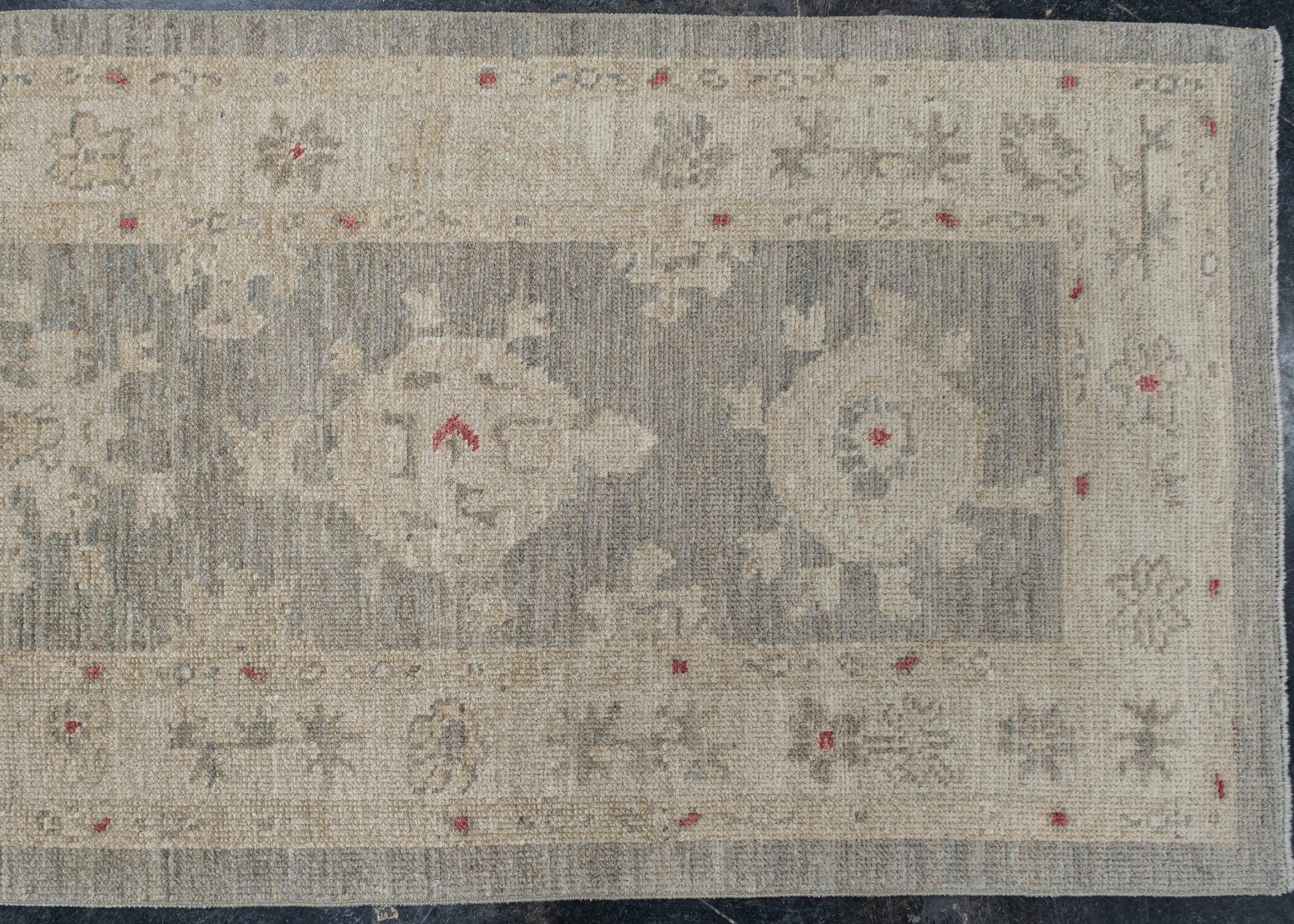 Turkish Oushak Rug 2'8" x 14' #2256
