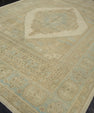 Turkish Antique Look Oushak Rug 9' x 12'10" #16783