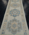 Turkish Oushak Rug 3'1" x 12'3" #7625