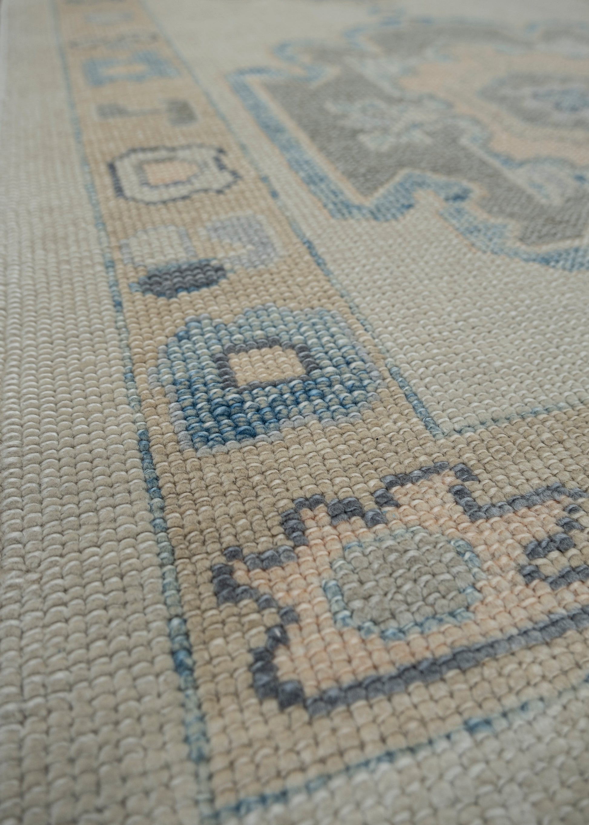 Turkish Oushak Rug 3'1" x 12'3" #7625