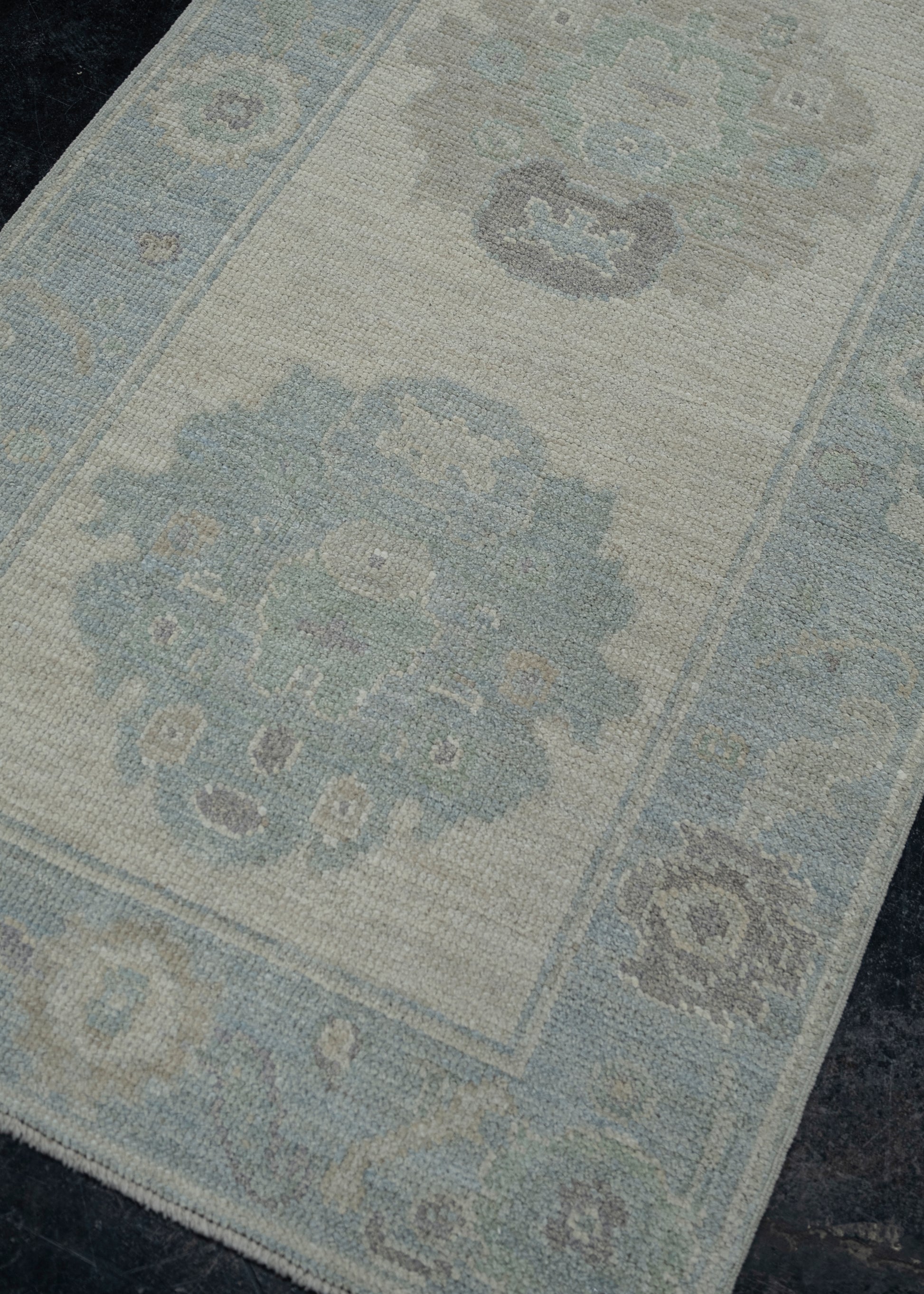 Turkish Oushak Rug 2'9" x 12'1" #11576