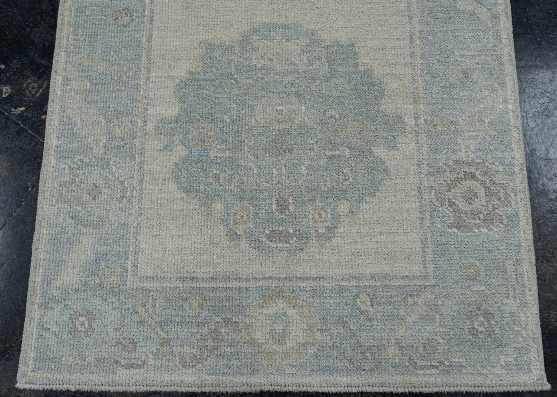 Turkish Oushak Rug 2'9" x 12'1" #11576