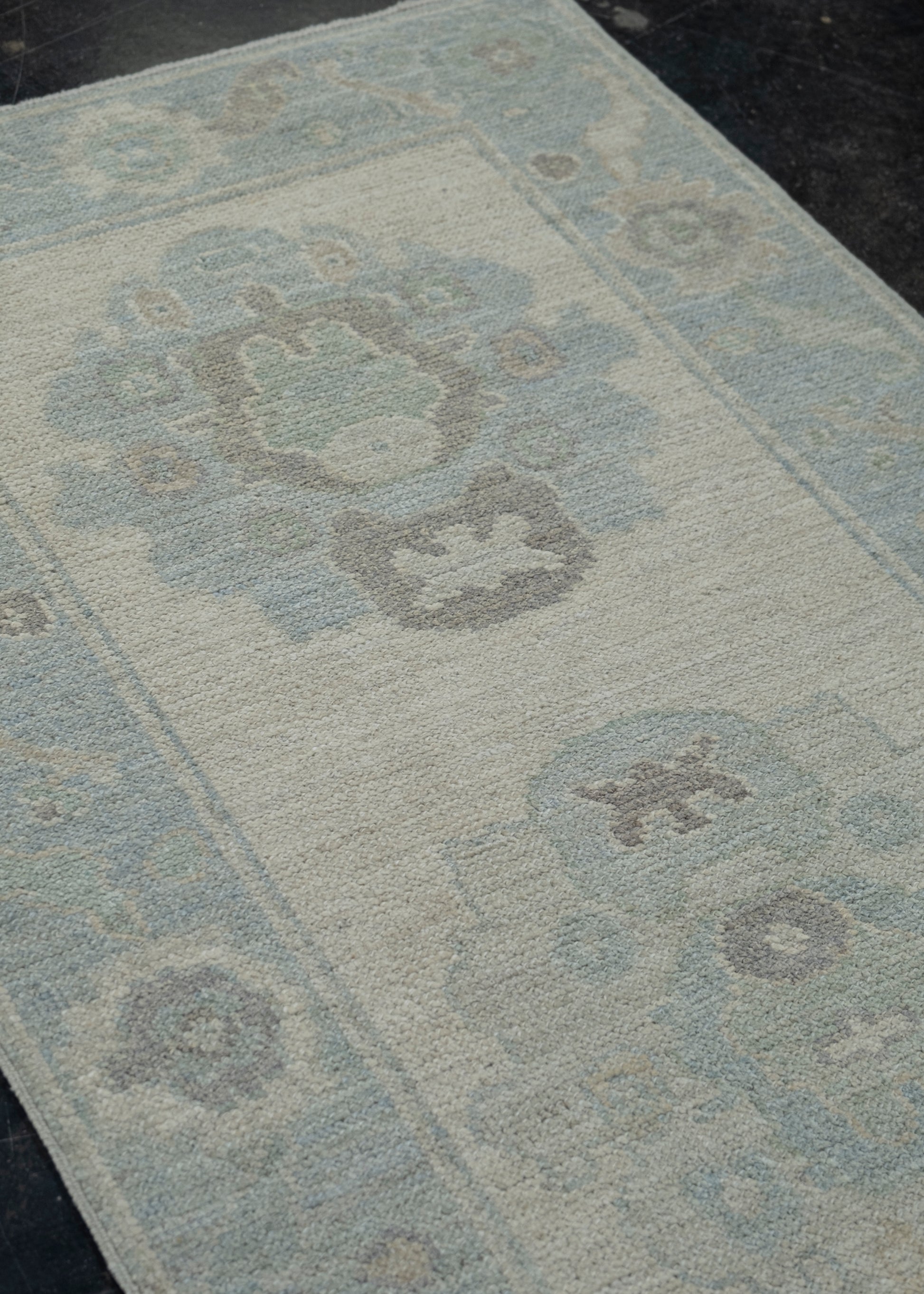 Turkish Oushak Rug 2'9" x 12'1" #11576
