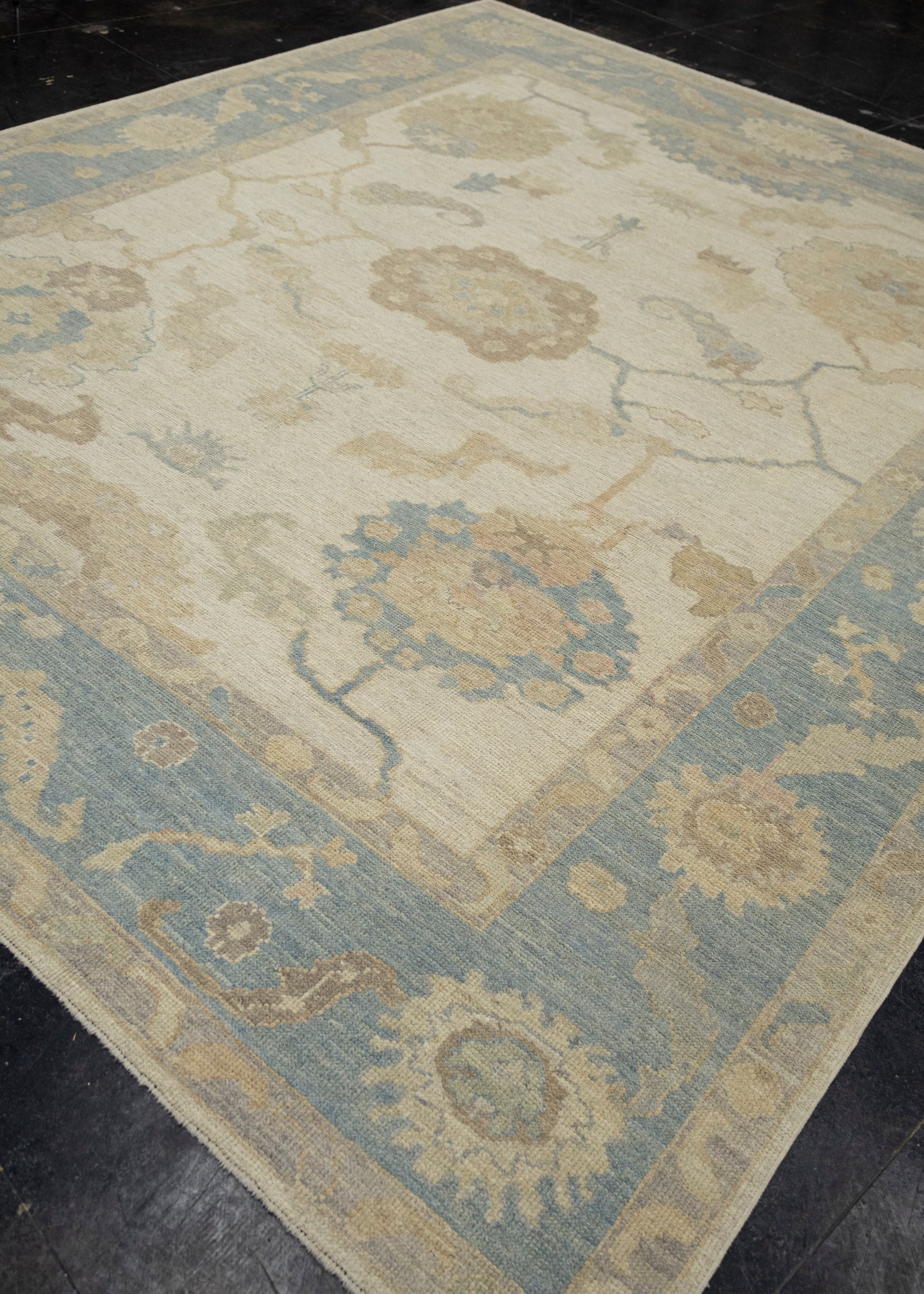 Turkish Oushak Rug 9'3" x 11'2" #16094