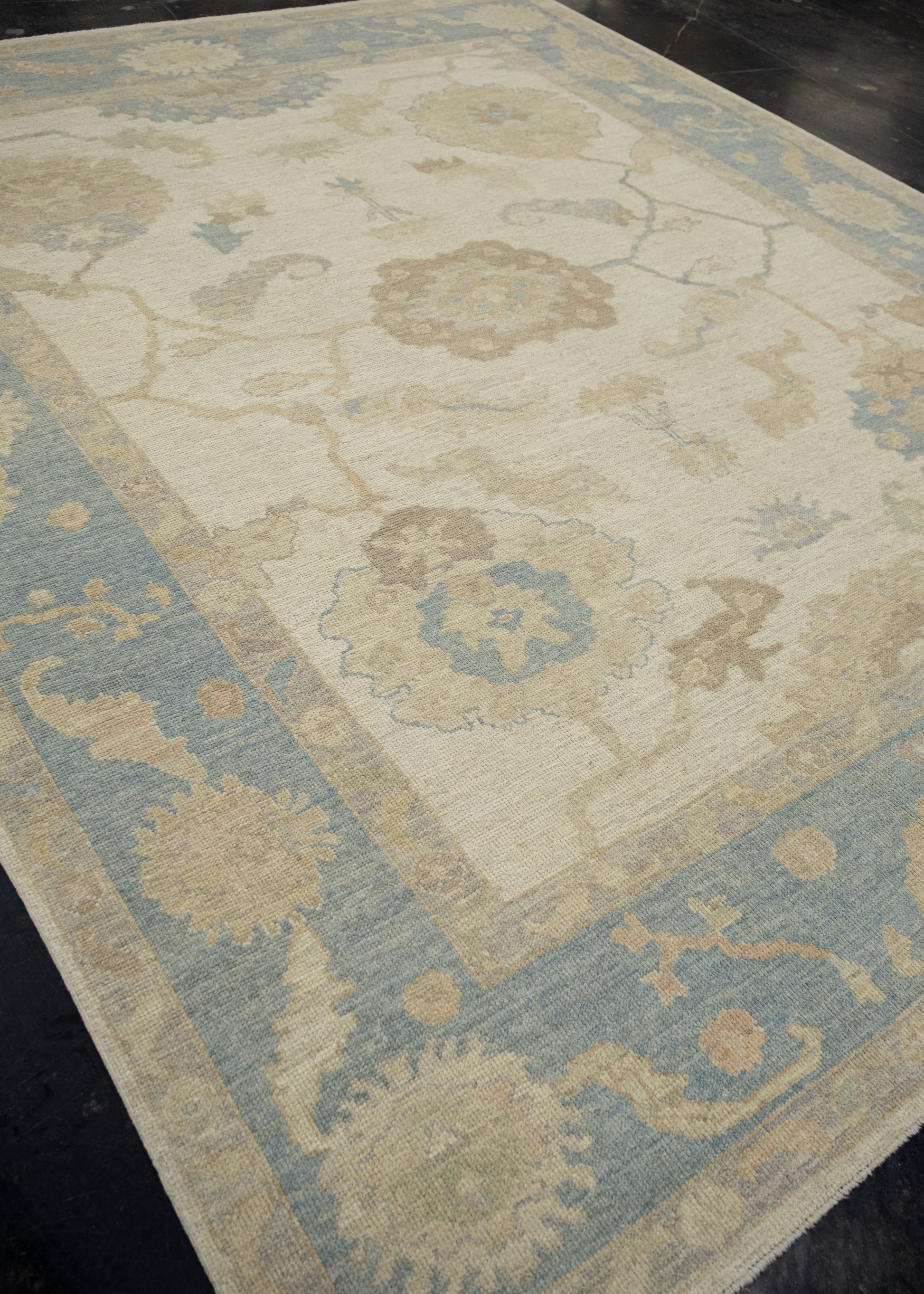 Turkish Oushak Rug 9'3" x 11'2" #16094