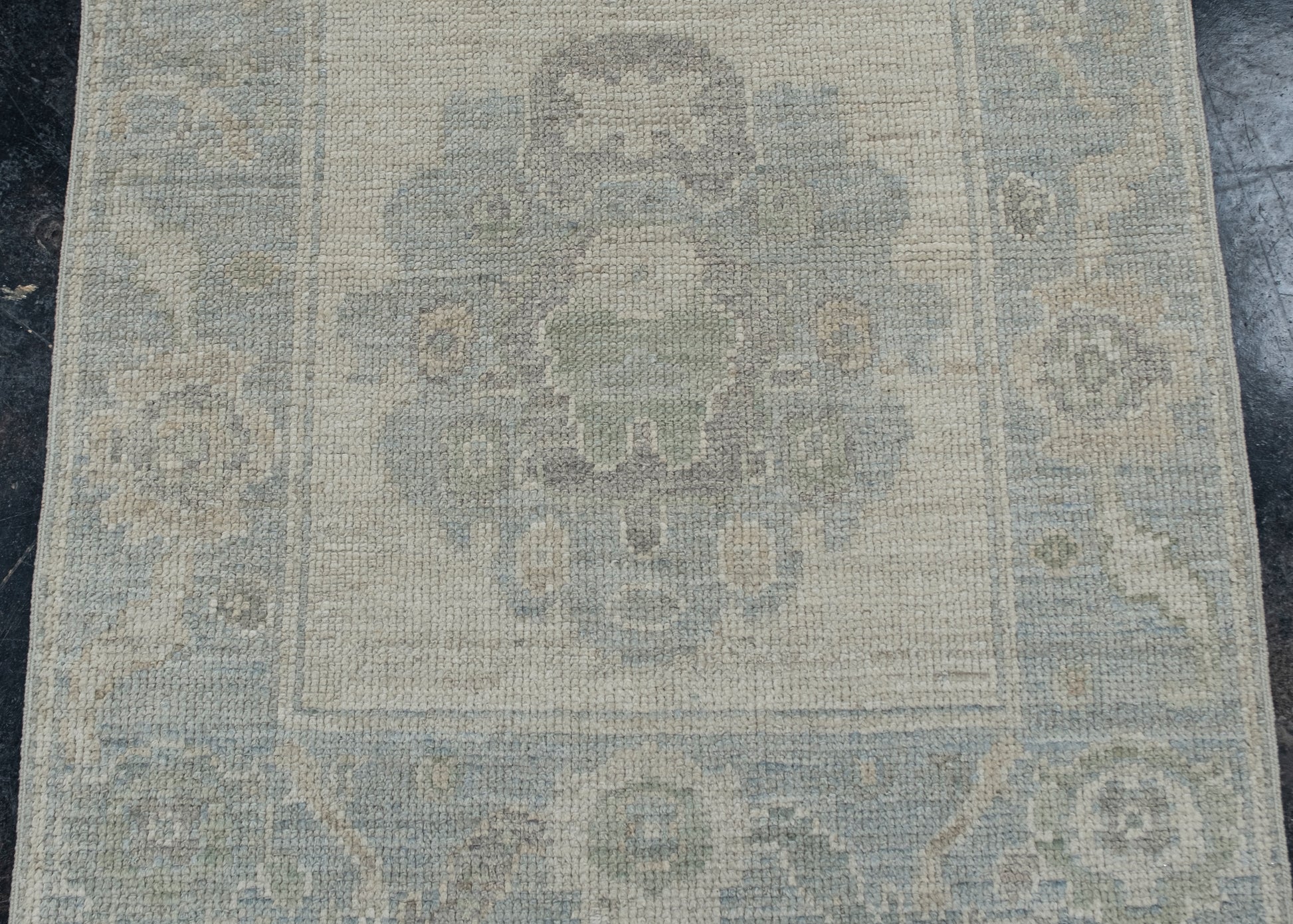 Turkish Oushak Rug 2'9" x 12'1" #11647