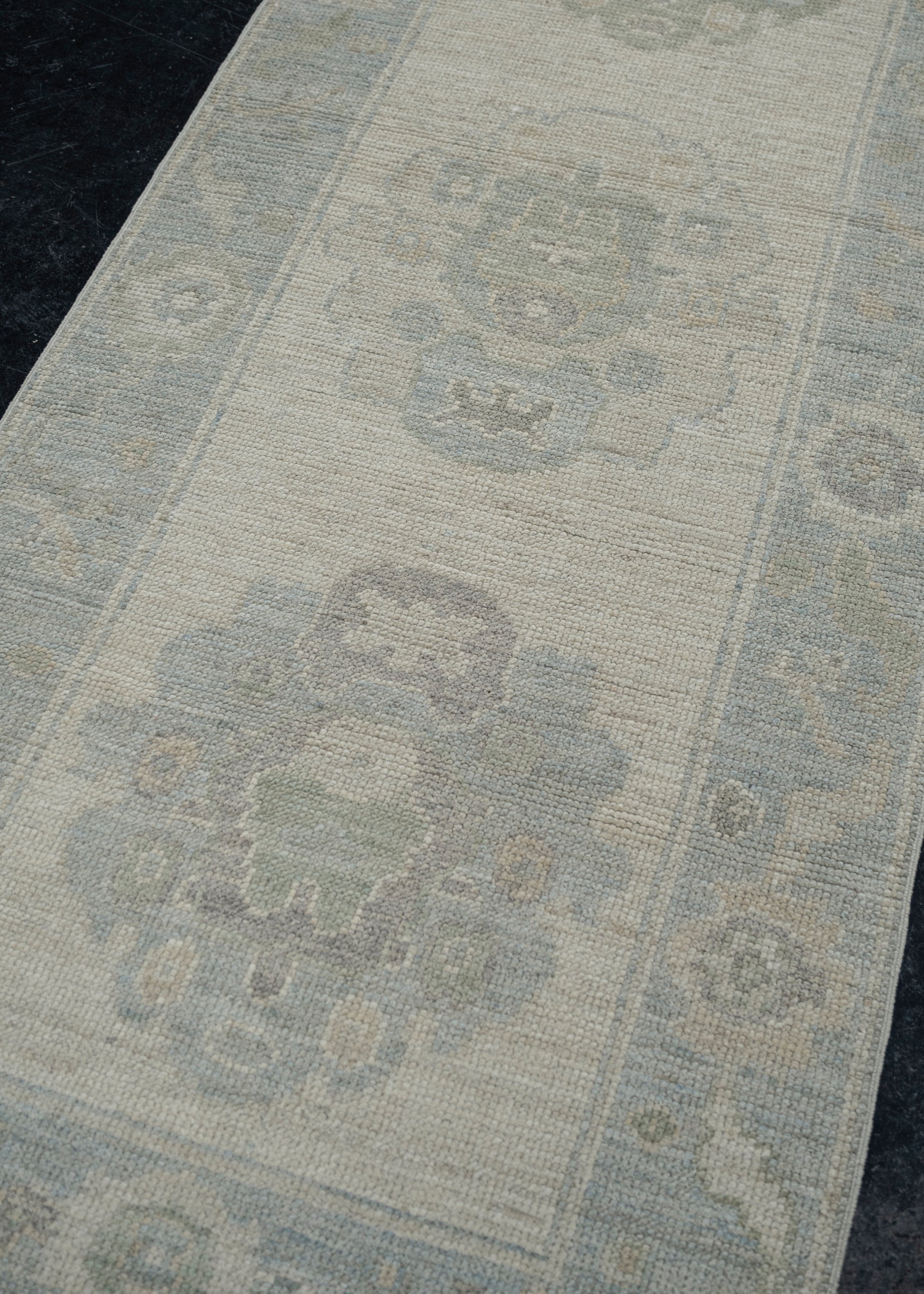 Turkish Oushak Rug 2'9" x 12'1" #11647