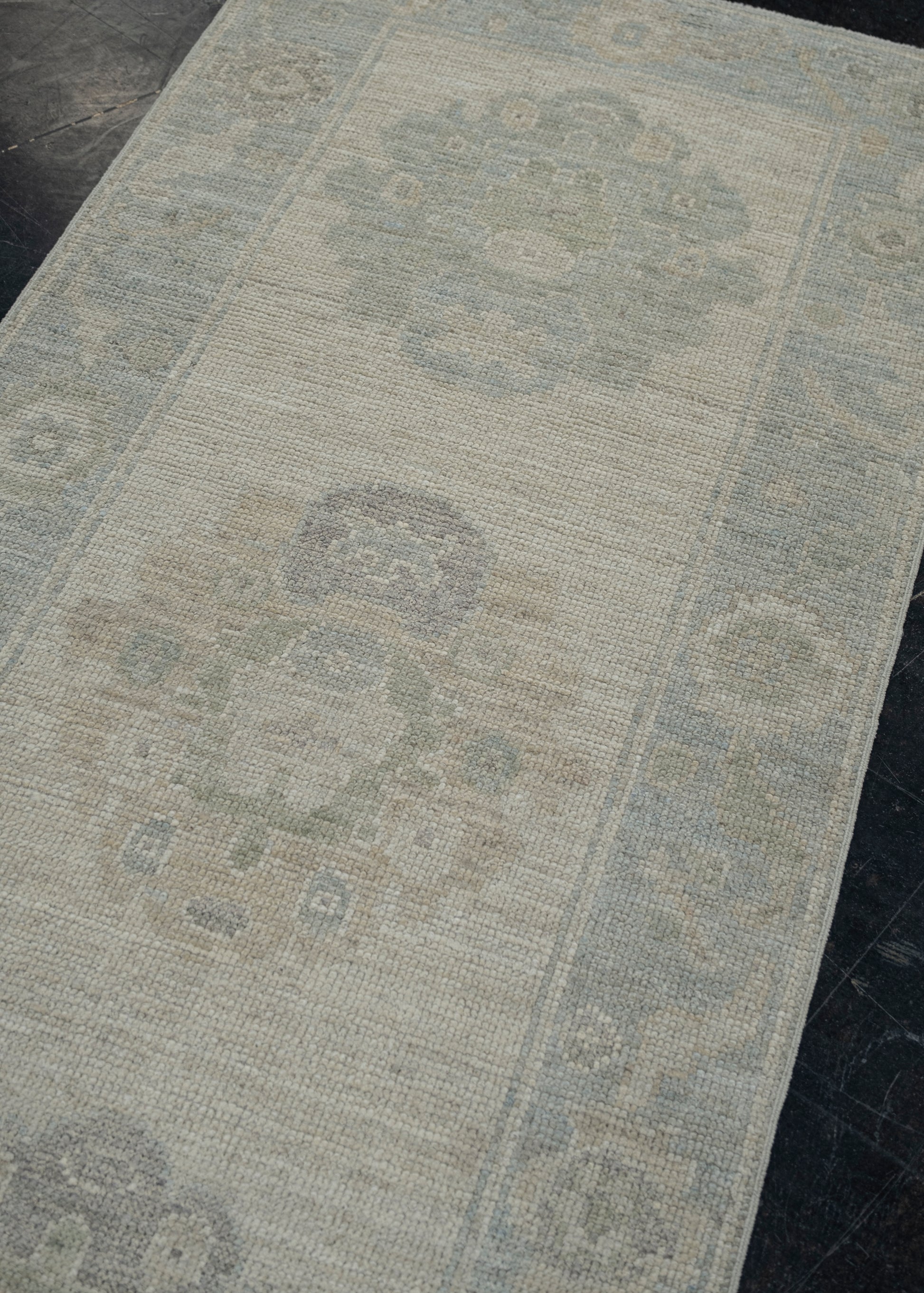 Turkish Oushak Rug 2'9" x 12'1" #11647