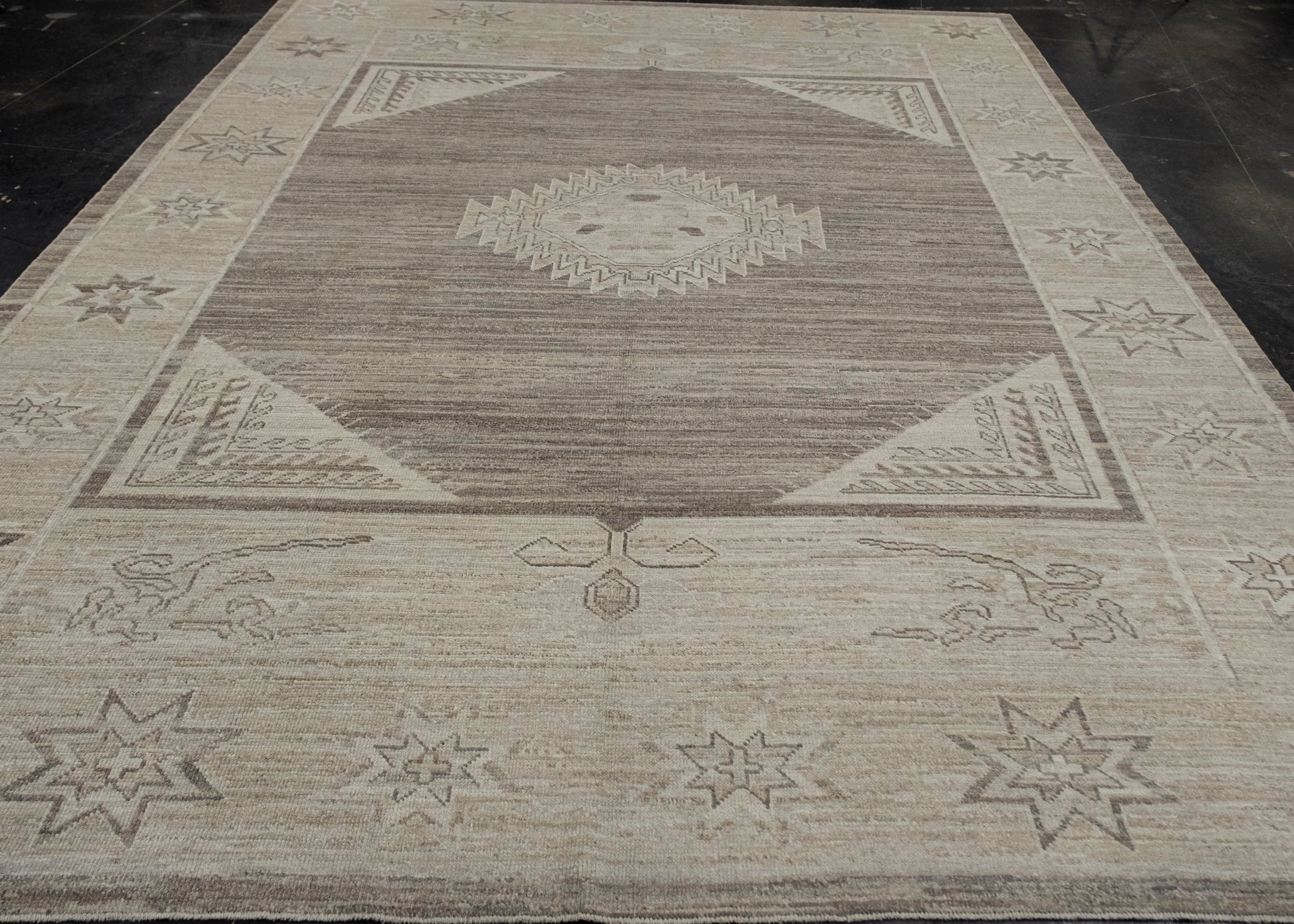Turkish Oushak Rug 9'3" x 12'7" #16814
